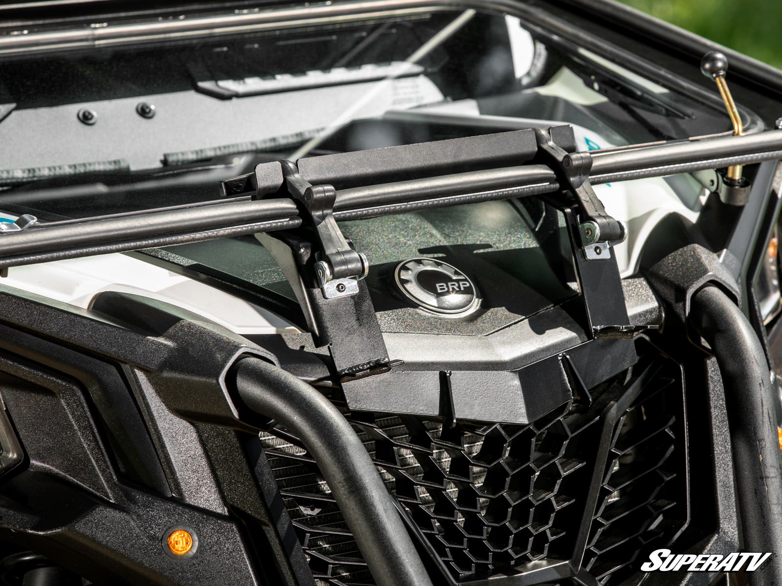 Photo of SuperATV Can-Am Maverick Trail Flip Down Glass Windshield by SuperATV - Premium Windshields for UTVs / Side by Sides
