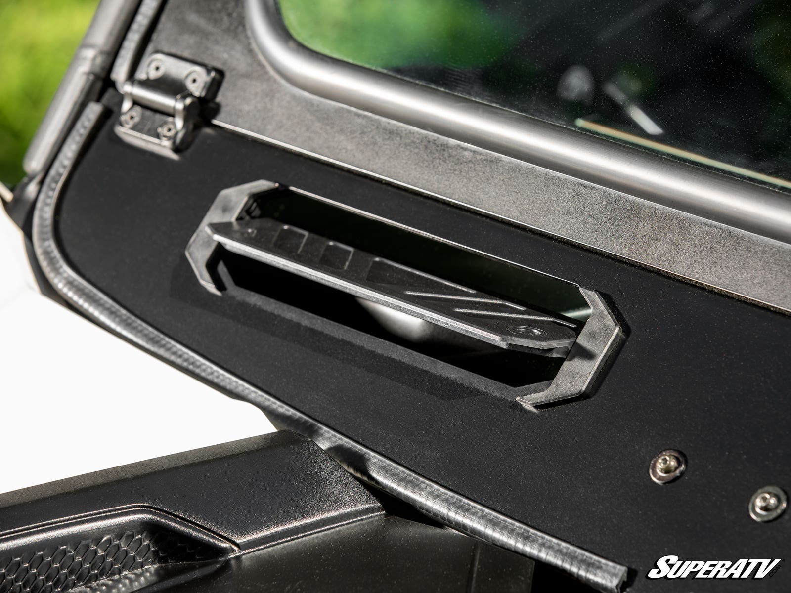 Photo of SuperATV Can-Am Maverick Sport Flip Down Glass Windshield by SuperATV - Premium Windshields for UTVs / Side by Sides