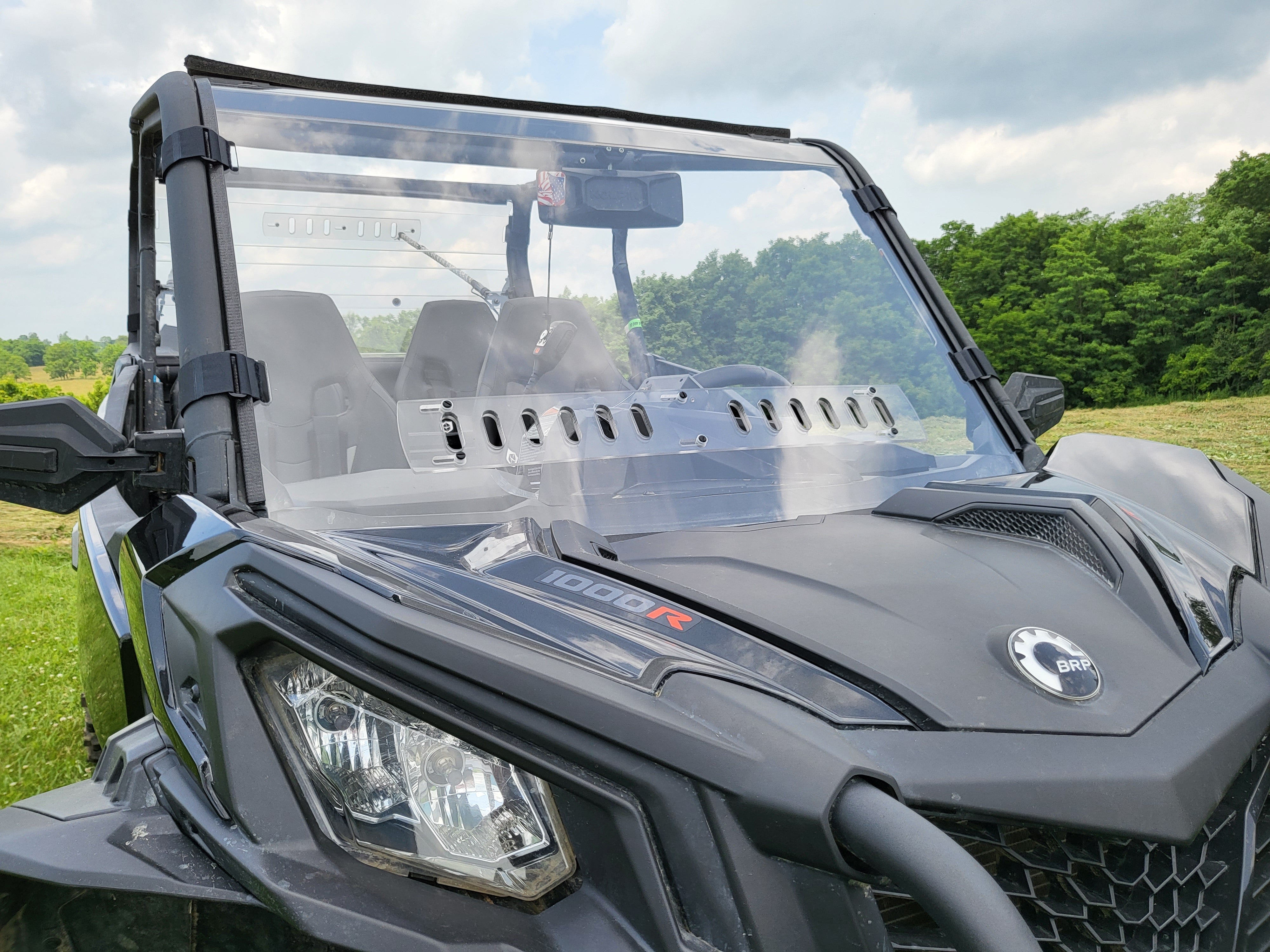 Photo of Can-Am Maverick Sport Max - 1 Pc Windshield w/Hard Coat and Vent Options by 3 Star UTV - Premium Windshields for UTVs / Side by Sides