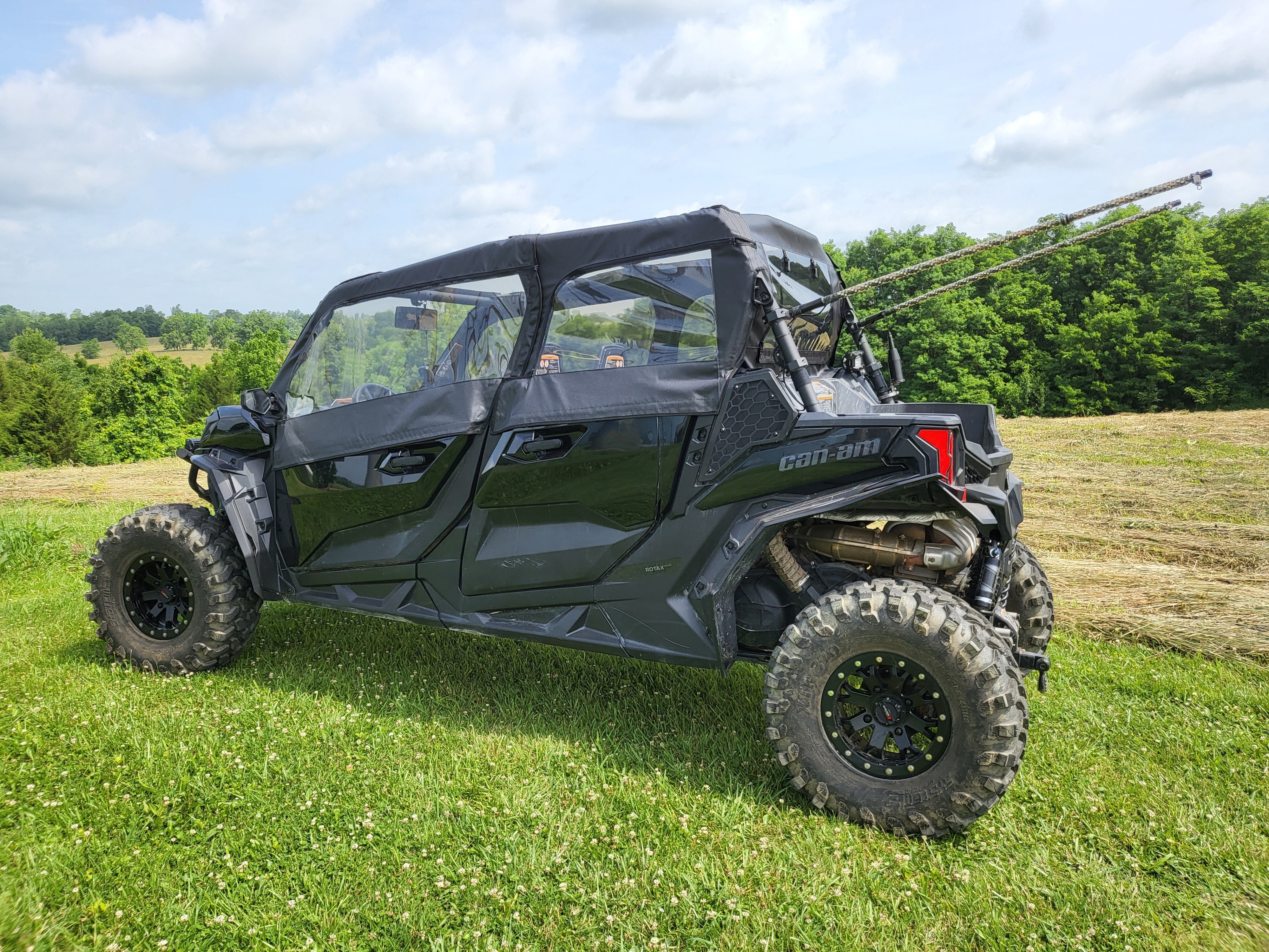 Photo of Can-Am Maverick Sport Max - Door/Rear Window Combo by 3 Star UTV - Premium Enclosures for UTVs / Side by Sides