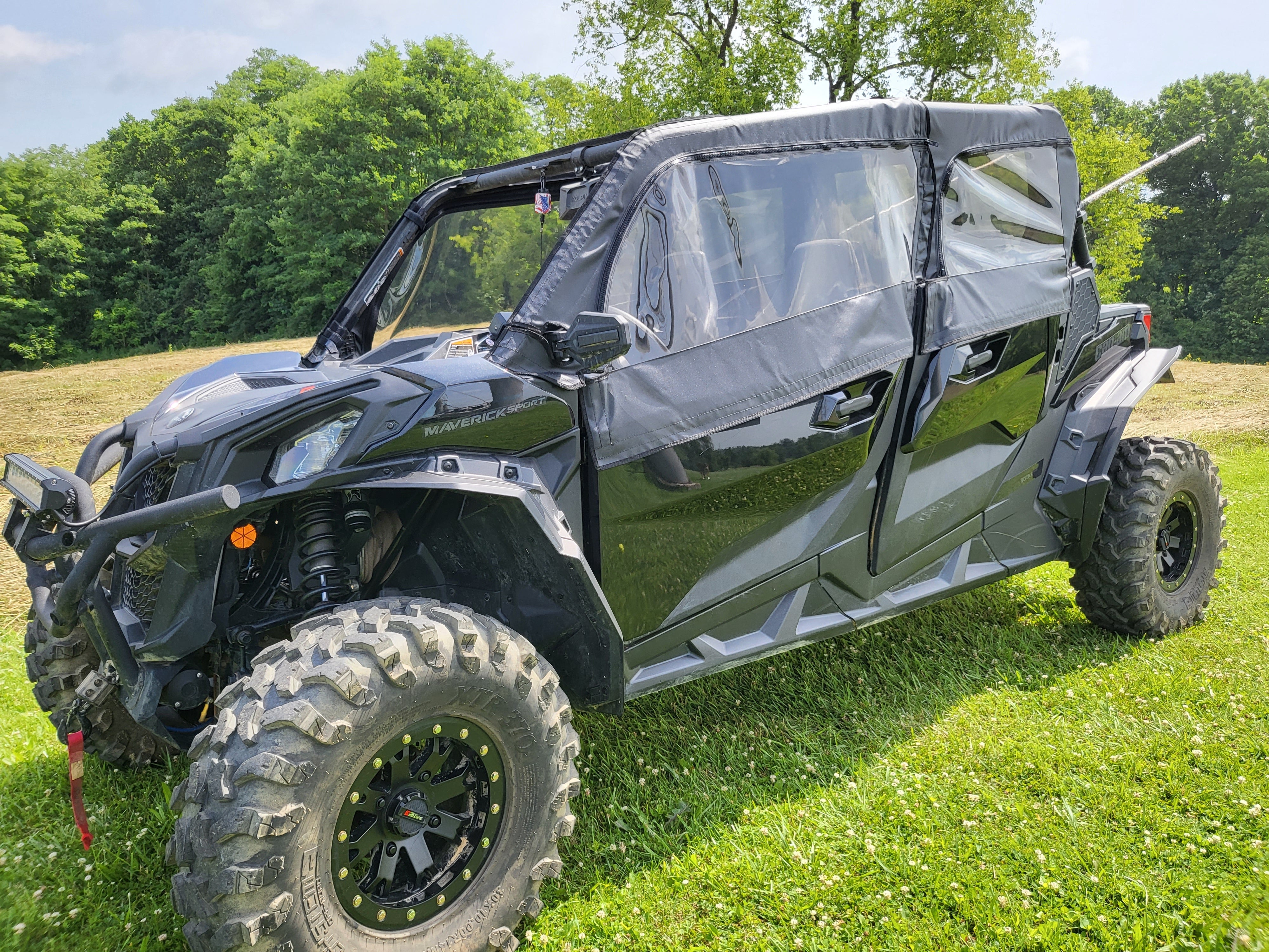 Photo of Can-Am Maverick Sport Max - Door/Rear Window Combo by 3 Star UTV - Premium Enclosures for UTVs / Side by Sides