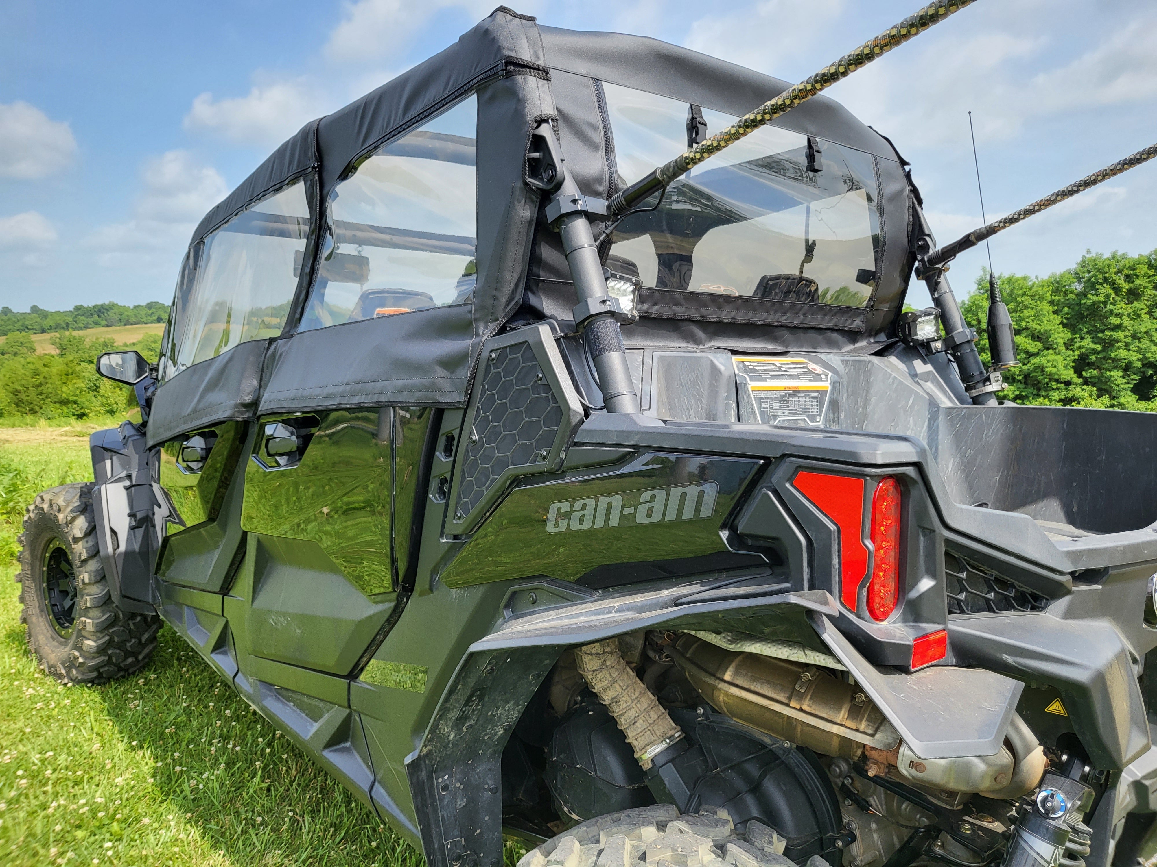 Photo of Can-Am Maverick Sport Max - Door/Rear Window Combo by 3 Star UTV - Premium Enclosures for UTVs / Side by Sides