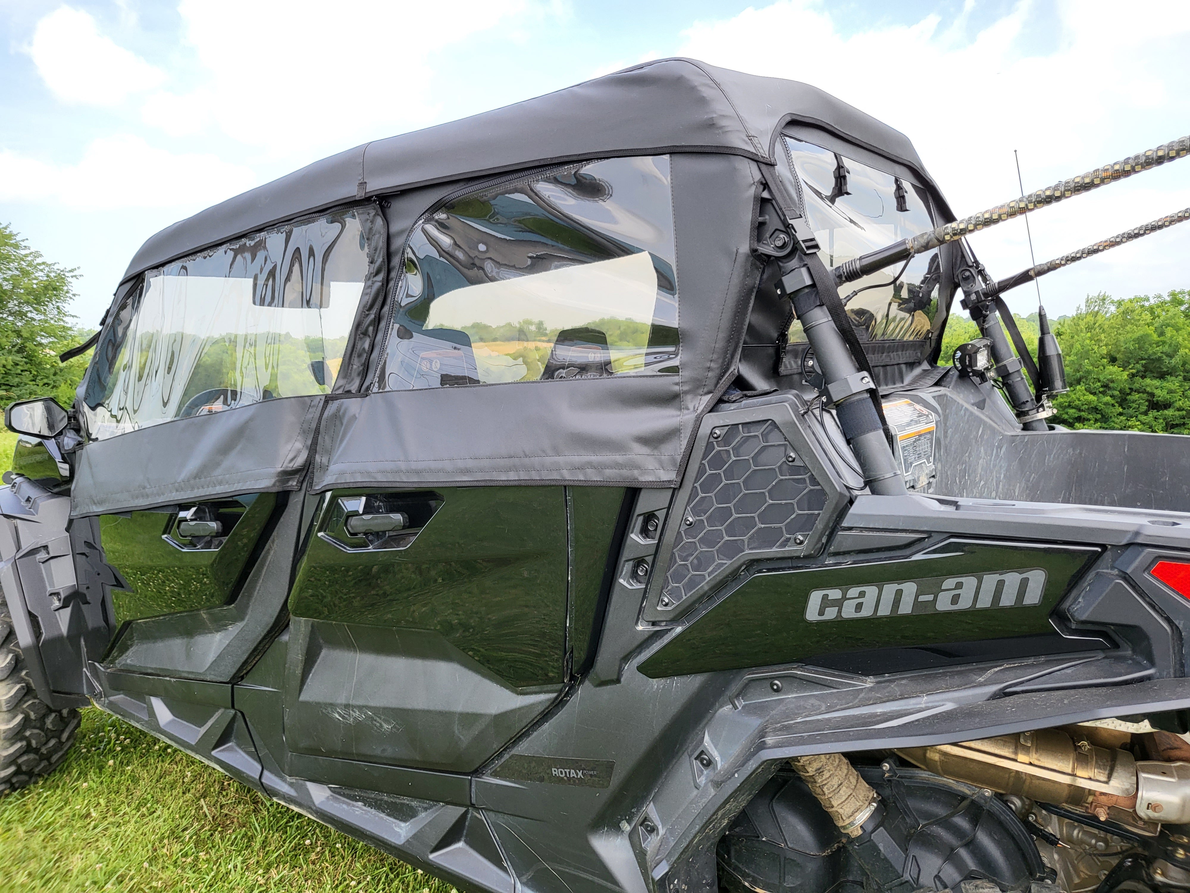 Photo of Can-Am Maverick Sport Max - Full Cab Enclosure For Hard Windshield by 3 Star UTV - Premium Enclosures for UTVs / Side by Sides