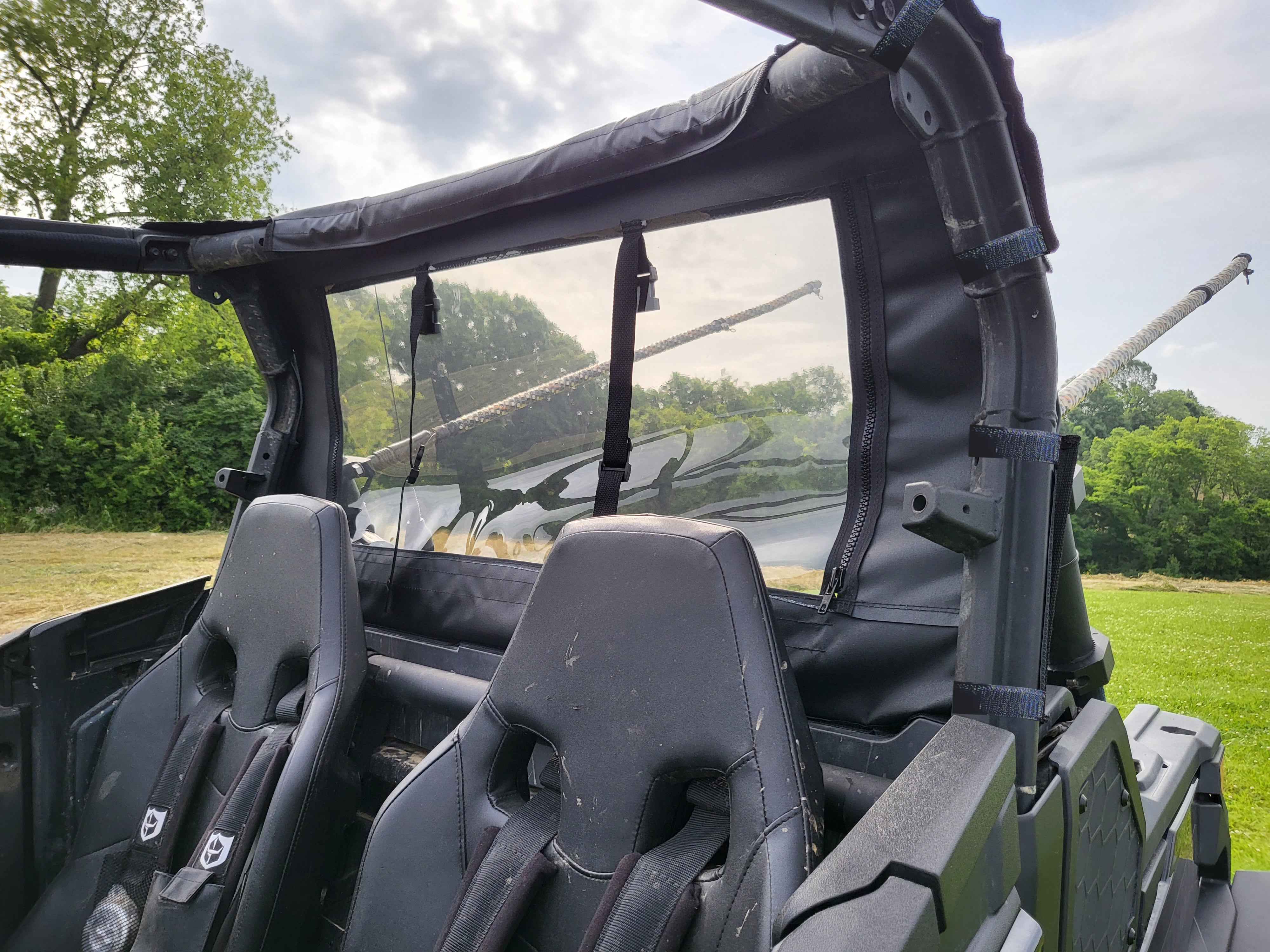 Photo of Can-Am Maverick Sport Max -Soft Back Panel by 3 Star UTV - Premium Enclosures for UTVs / Side by Sides