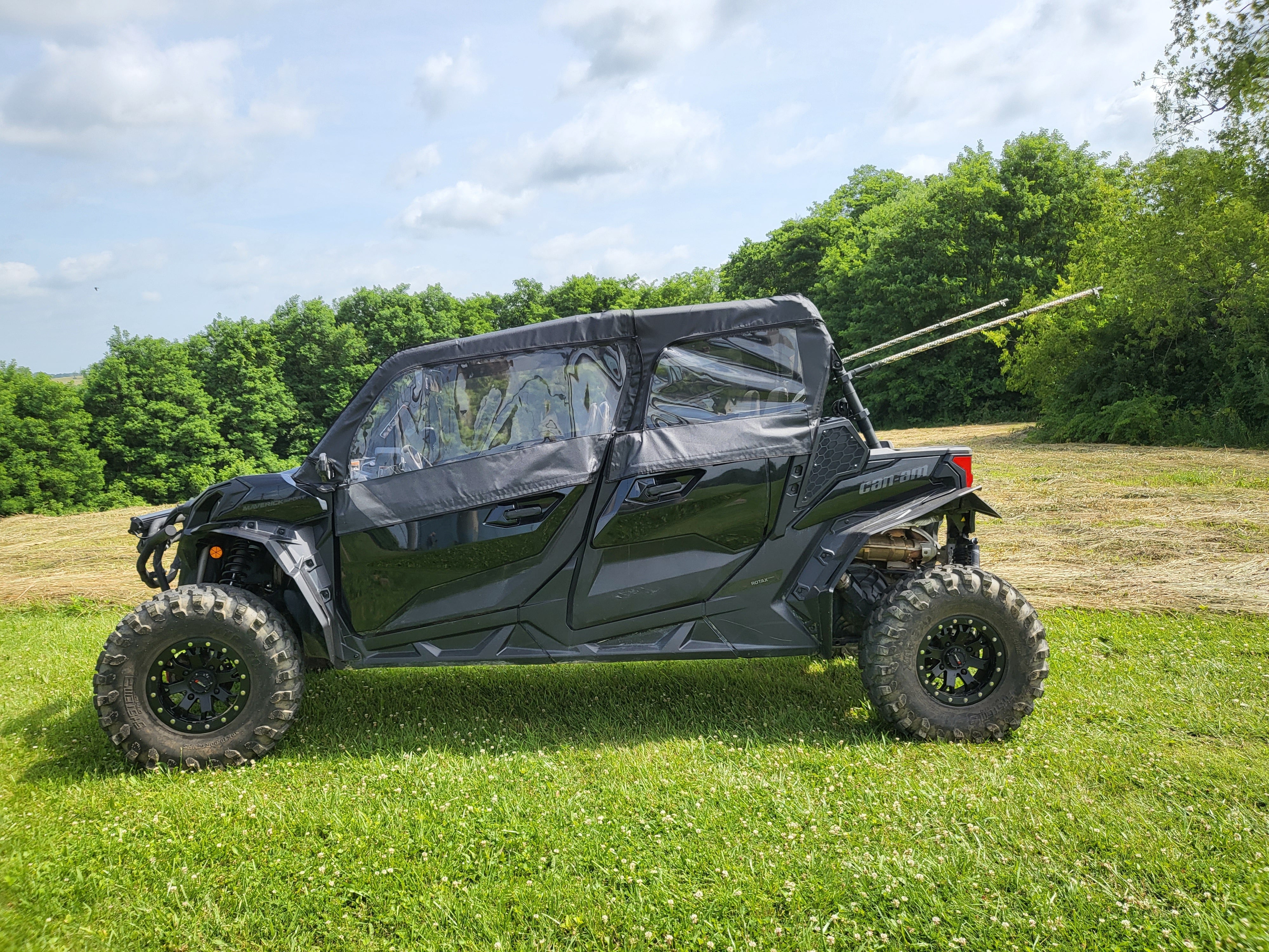 Photo of Can-Am Maverick Sport Max - Upper Doors by 3 Star UTV - Premium Enclosures for UTVs / Side by Sides
