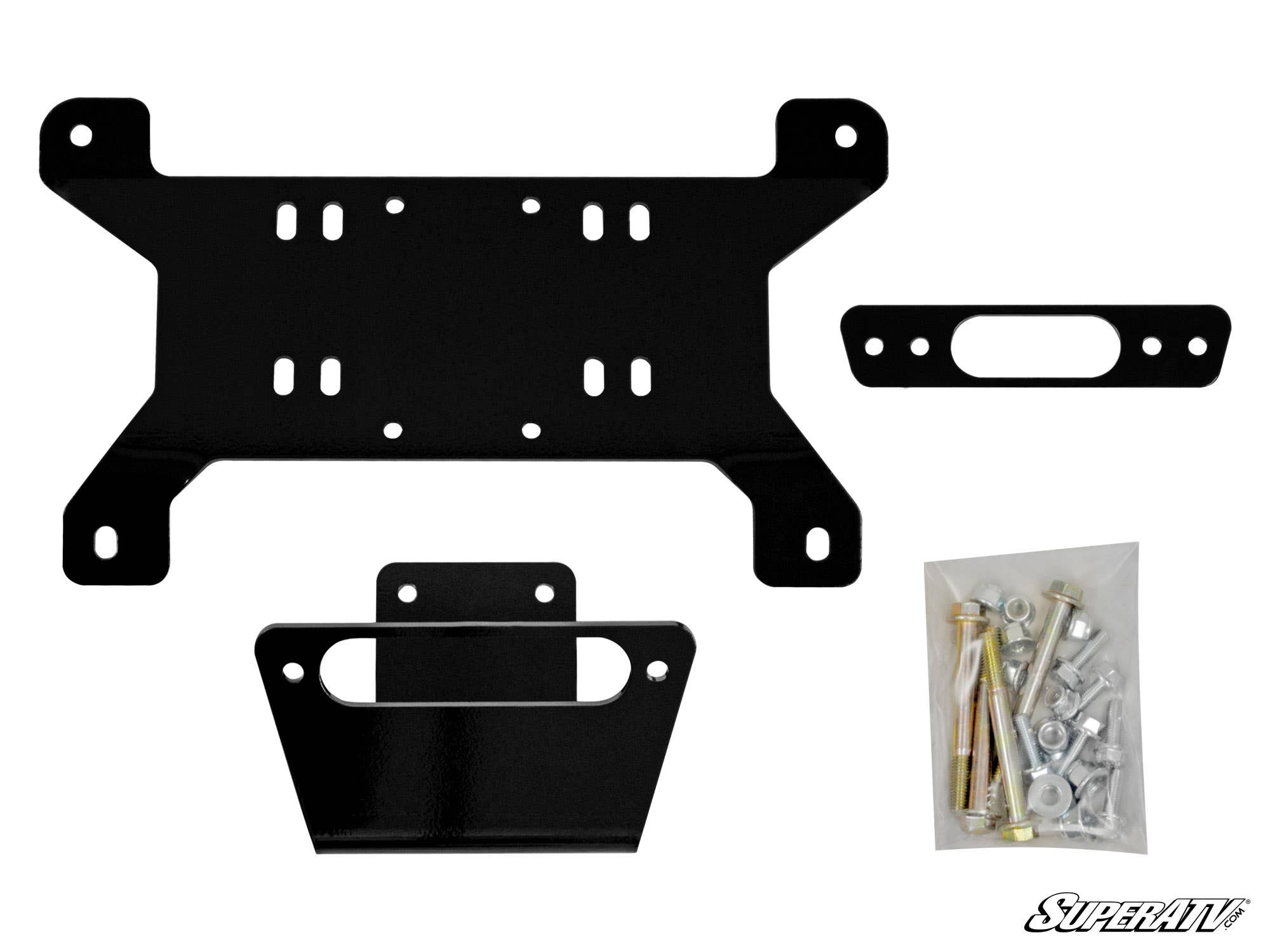 Photo of SuperATV Can-Am Maverick Winch Mounting Plate by SuperATV - Premium Winches & Winch Mounts for UTVs / Side by Sides