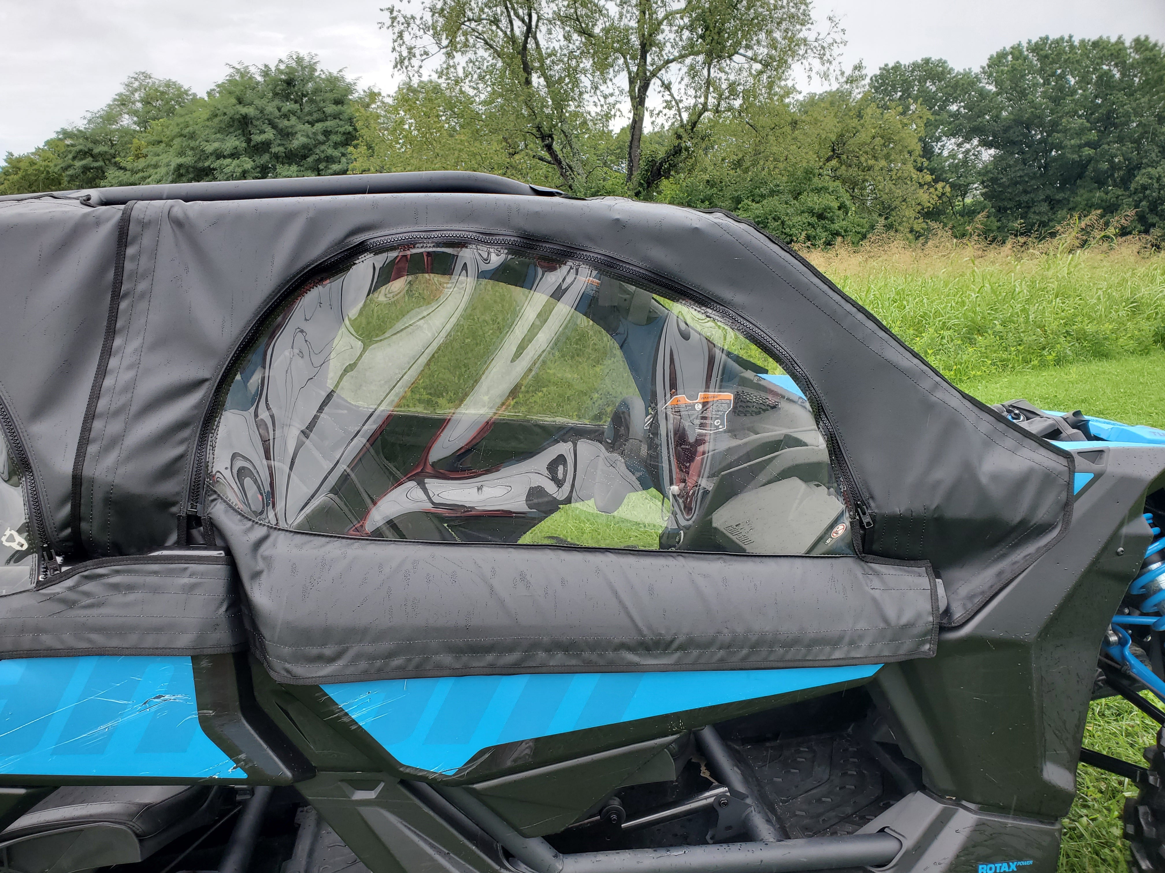 Photo of Can-Am Maverick X3 Max - Soft Upper Doors by 3 Star UTV - Premium Enclosures for UTVs / Side by Sides