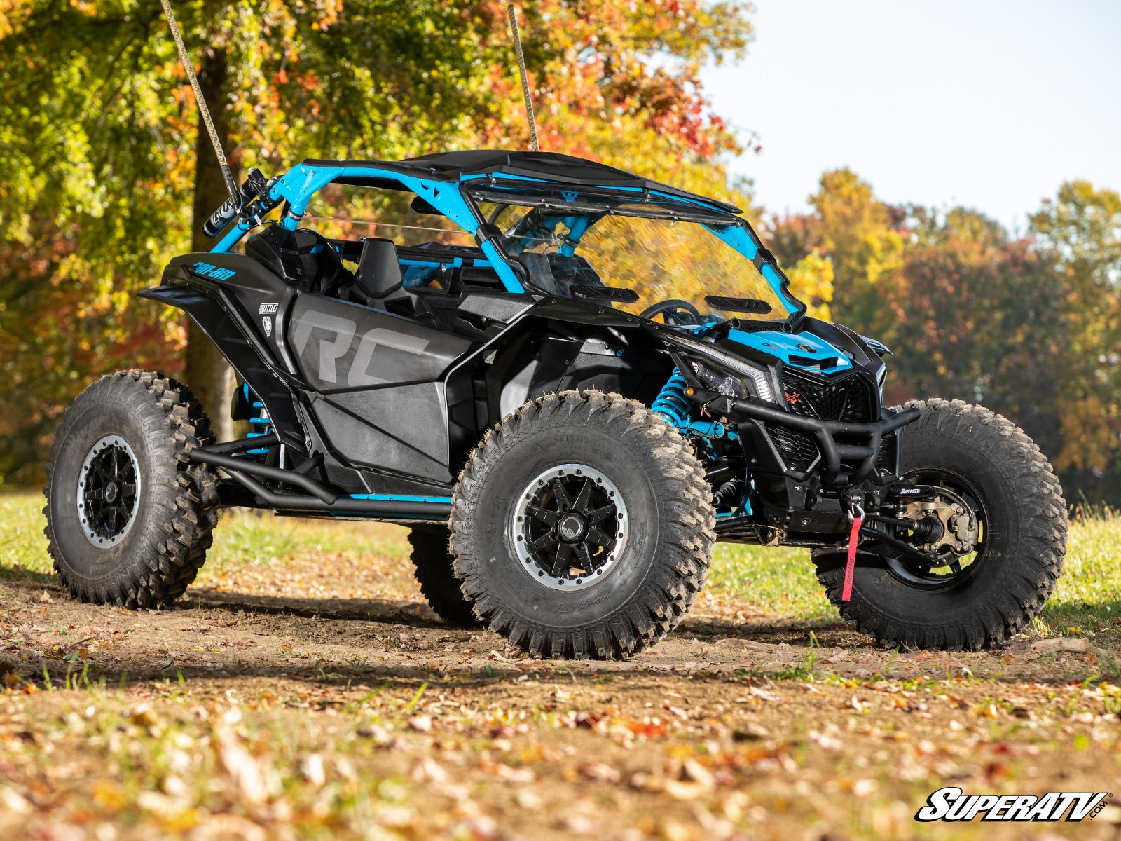 Photo of SuperATV Can-Am Maverick X3 Tree Kickers by SuperATV - Premium Nerf Bars for UTVs / Side by Sides