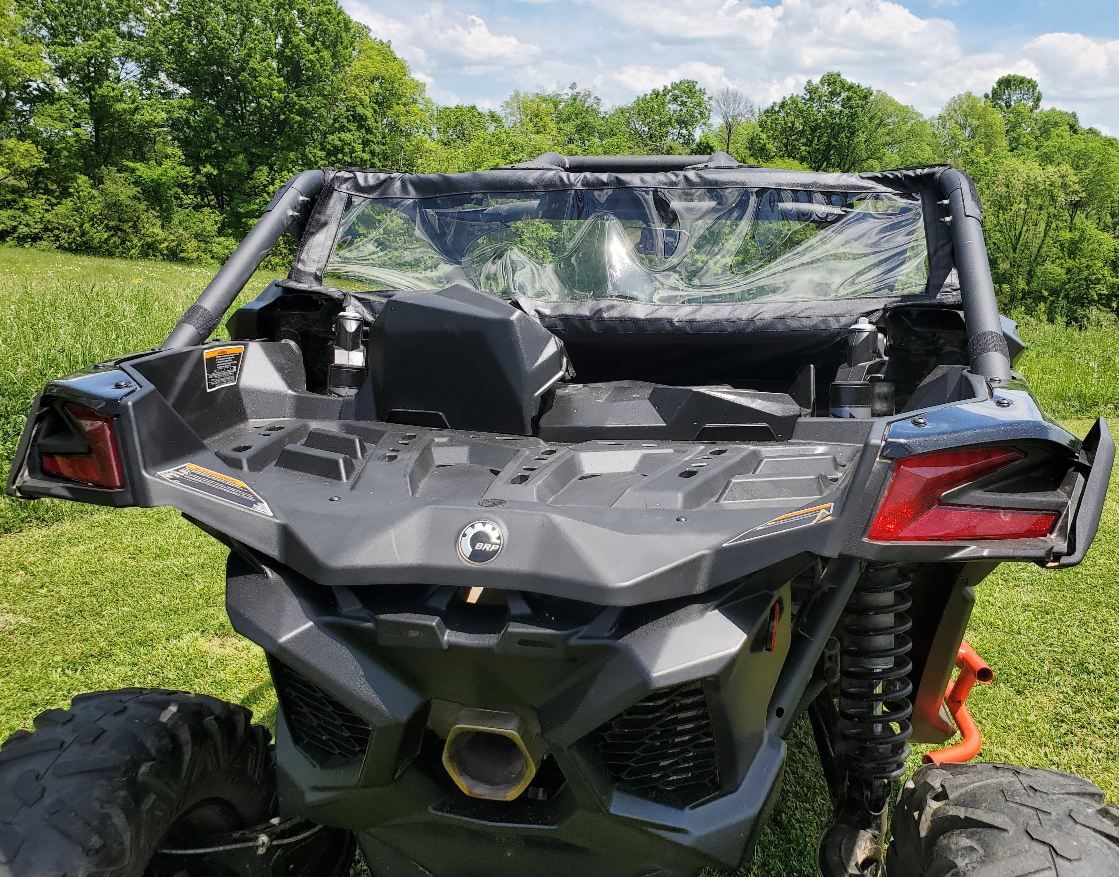 Photo of Can-Am Maverick X3 - Soft Back Panel by 3 Star UTV - Premium Enclosures for UTVs / Side by Sides