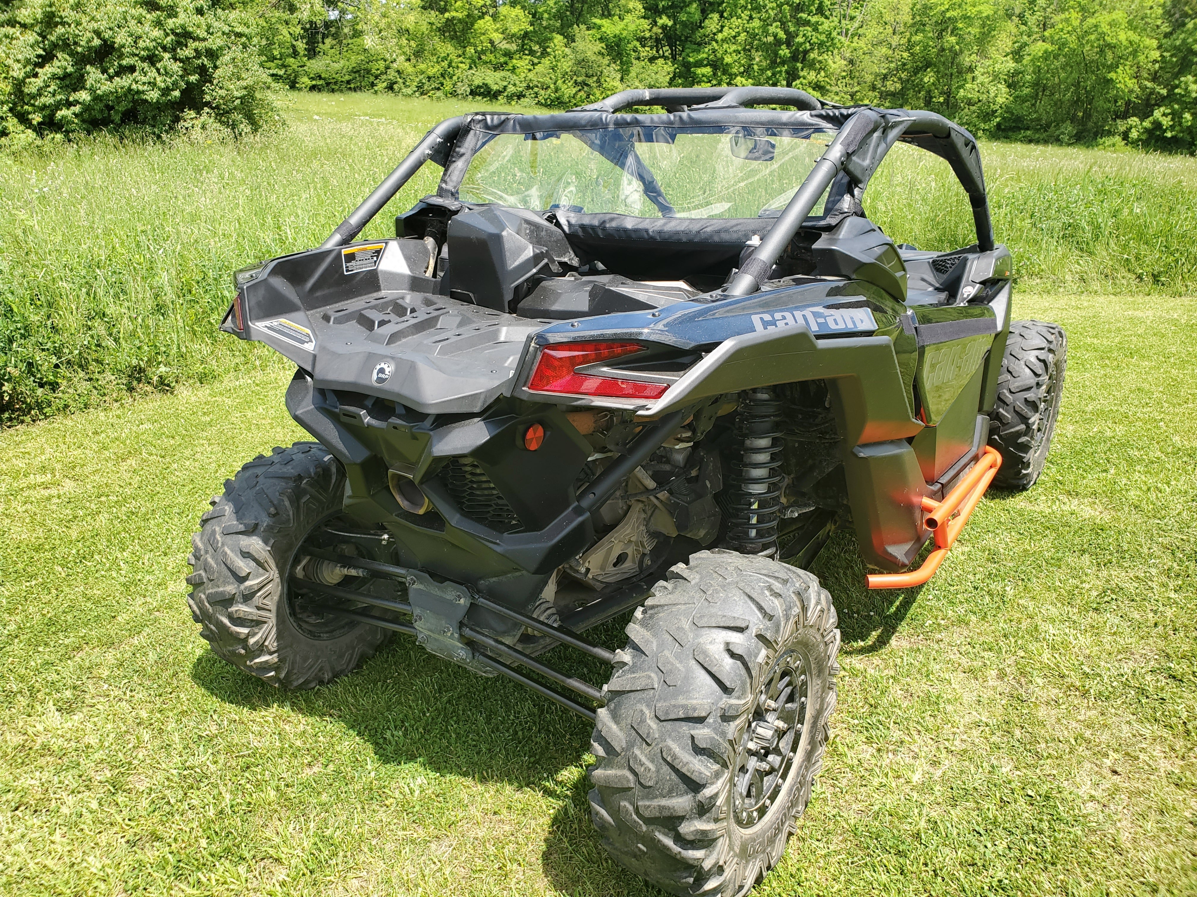 Photo of Can-Am Maverick X3 - Soft Back Panel by 3 Star UTV - Premium Enclosures for UTVs / Side by Sides