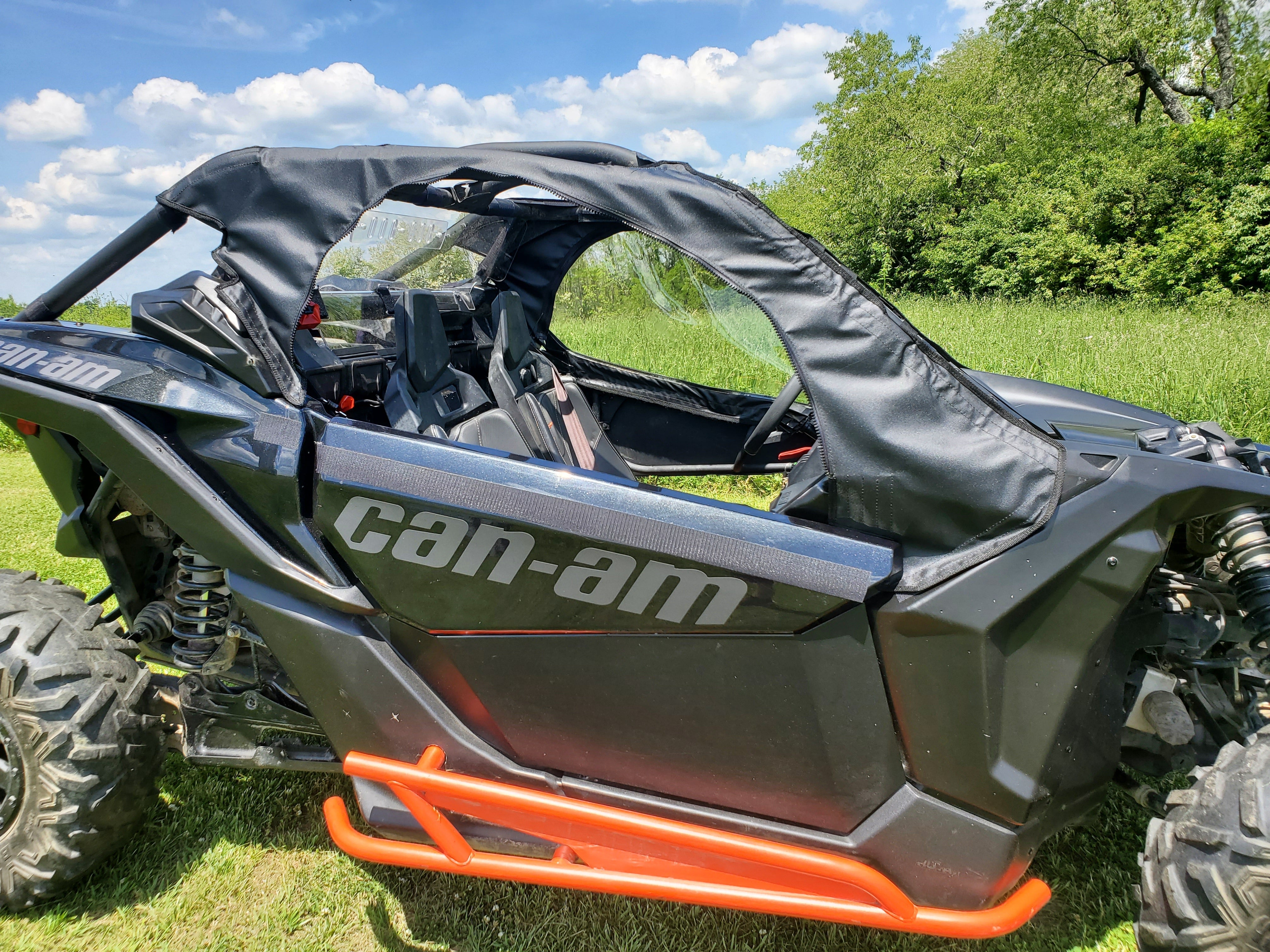 Photo of Can-Am Maverick X3 - Soft Upper Doors by 3 Star UTV - Premium Enclosures for UTVs / Side by Sides