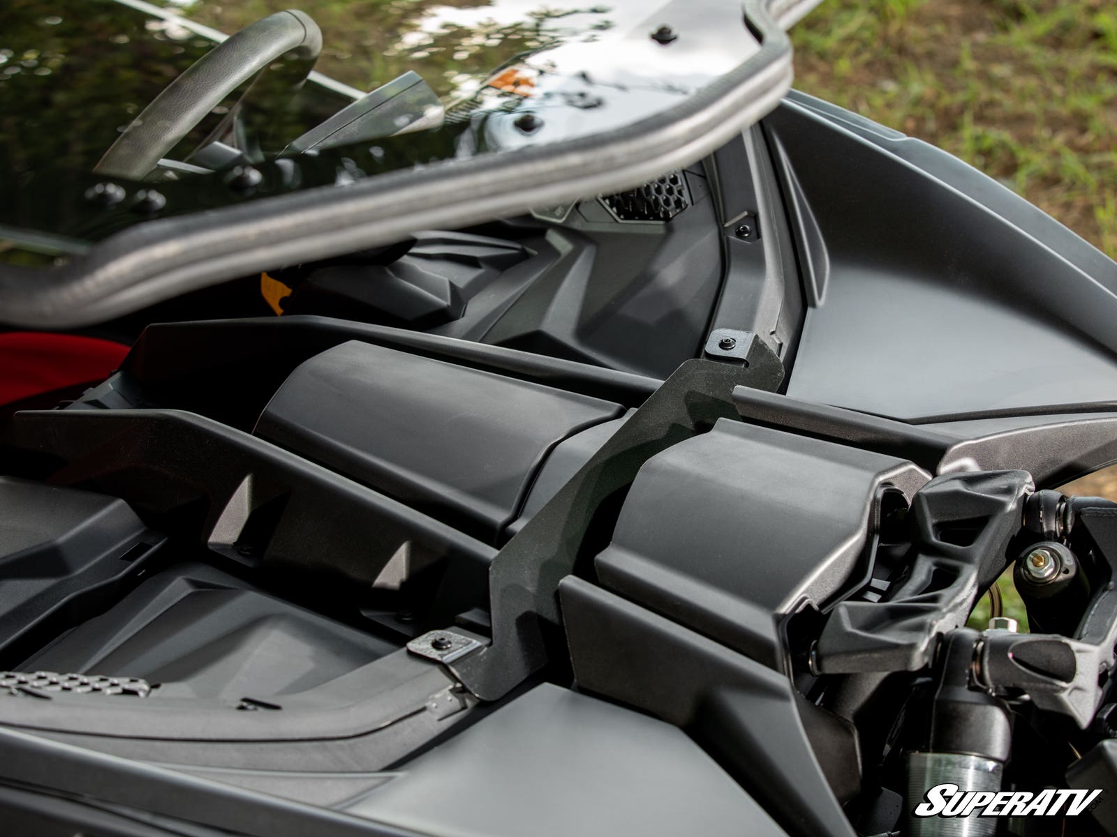 Photo of SuperATV Can-Am Maverick X3 MaxDrive Power Flip Windshield by SuperATV - Premium Windshields for UTVs / Side by Sides