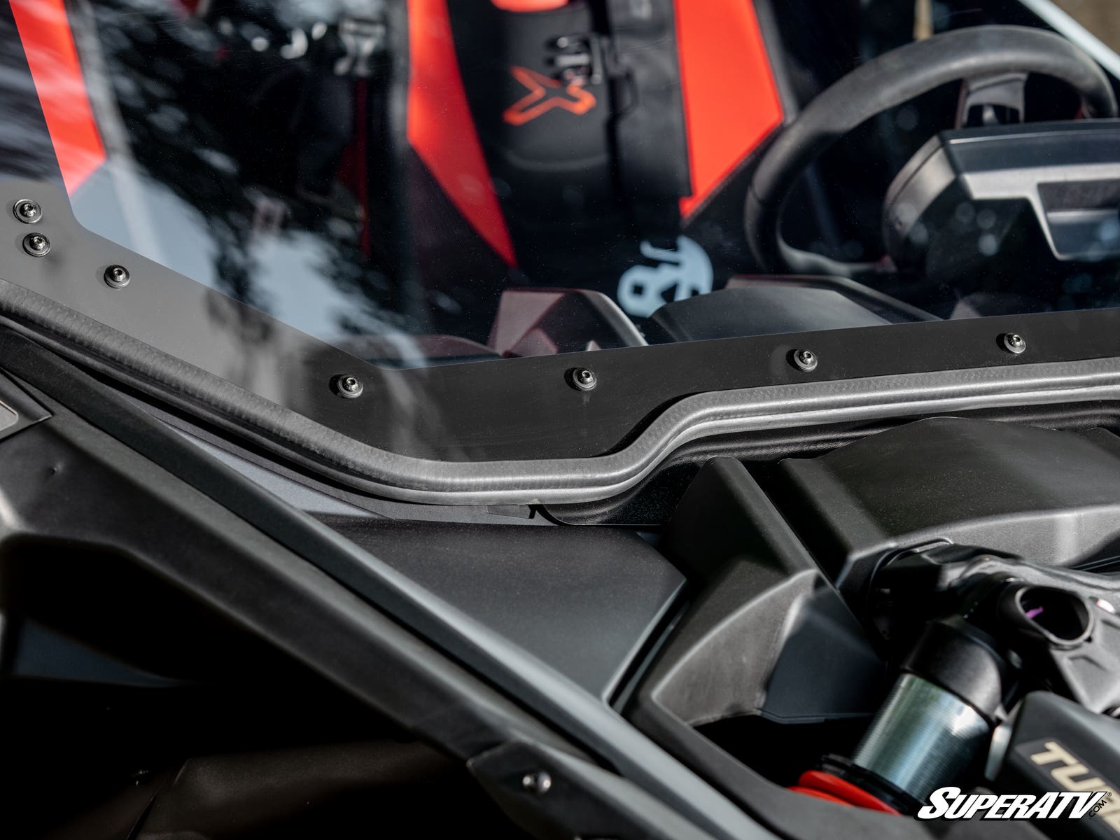 Photo of SuperATV Can-Am Maverick X3 MaxDrive Power Flip Windshield by SuperATV - Premium Windshields for UTVs / Side by Sides