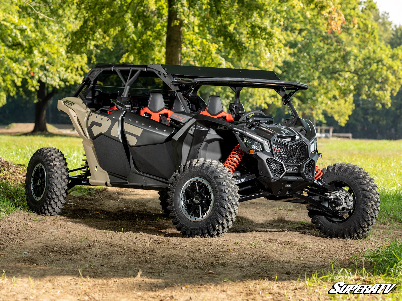 Photo of SuperATV Can-Am Maverick X3 MaxDrive Power Flip Windshield by SuperATV - Premium Windshields for UTVs / Side by Sides
