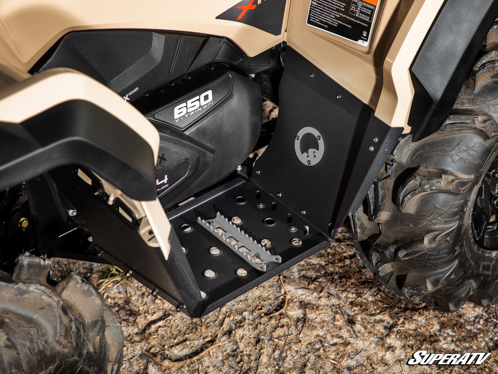 Photo of SuperATV Can-Am Outlander Footwells by SuperATV - Premium Fenders & Fender Guards for UTVs / Side by Sides