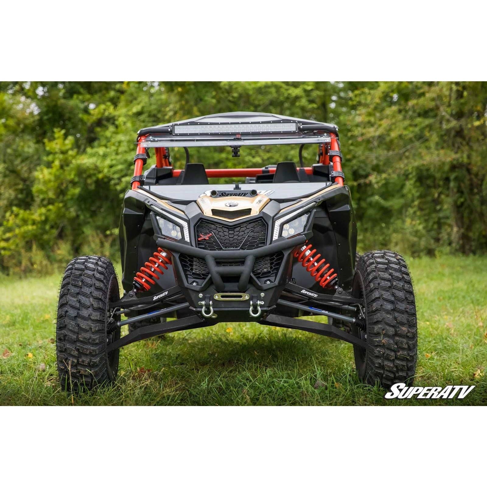 Photo of Can Am X3 72" High Clearance Boxed Front A-Arms by SuperATV - Premium A-Arms & Control Arms for UTVs / Side by Sides
