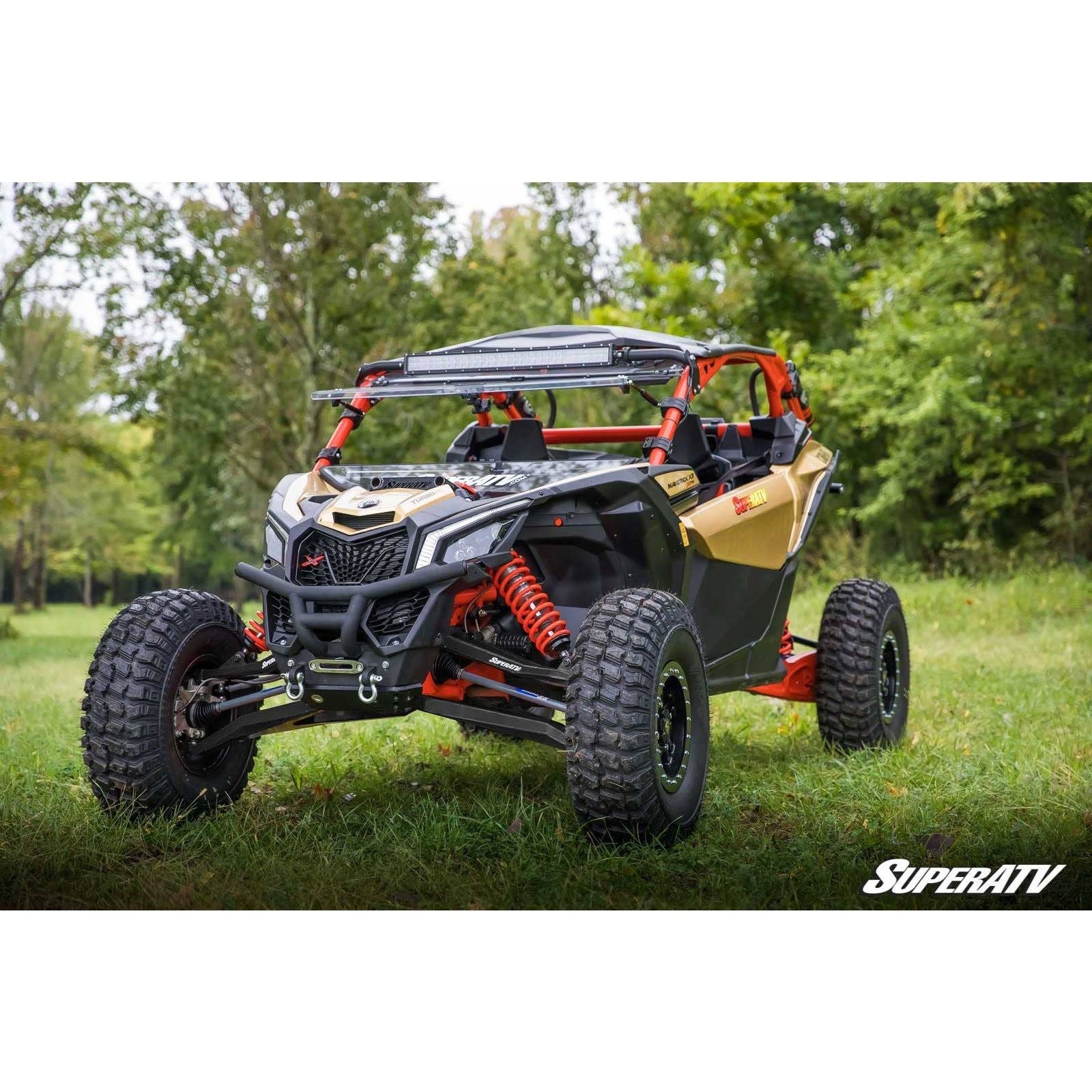 Photo of Can Am X3 72" High Clearance Boxed Front A-Arms by SuperATV - Premium A-Arms & Control Arms for UTVs / Side by Sides