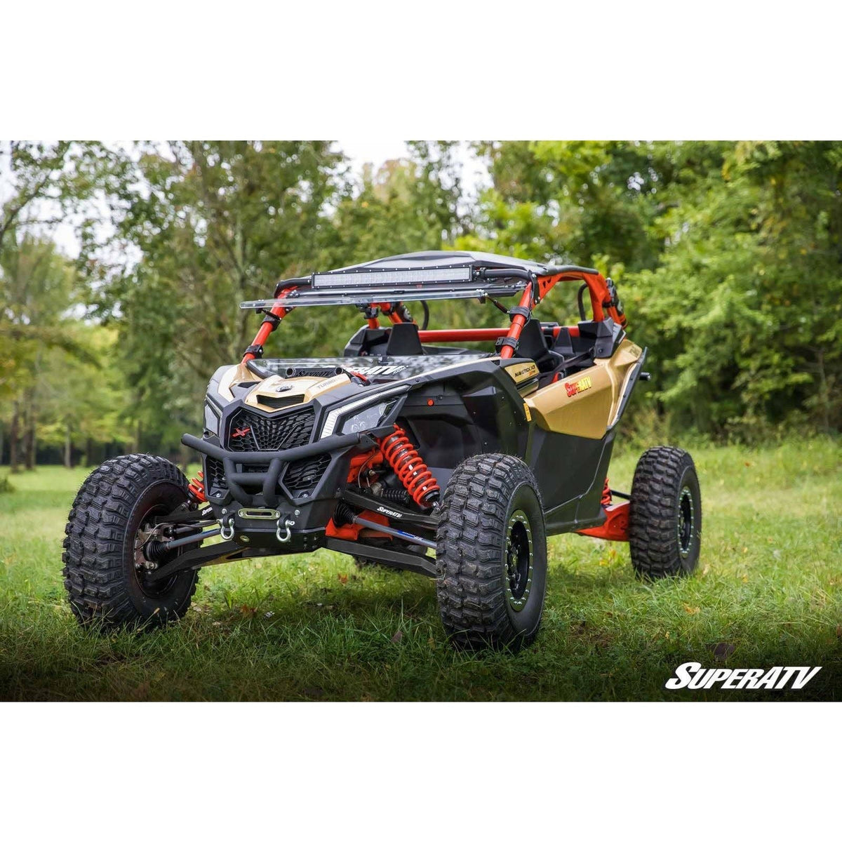Photo of Can Am X3 72" High Clearance Boxed Front A-Arms by SuperATV - Premium A-Arms & Control Arms for UTVs / Side by Sides