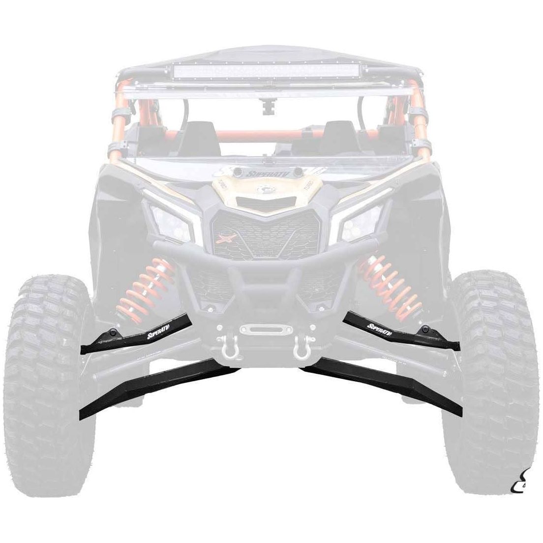 Photo of Can Am X3 72" High Clearance Boxed Front A-Arms by SuperATV - Premium A-Arms & Control Arms for UTVs / Side by Sides