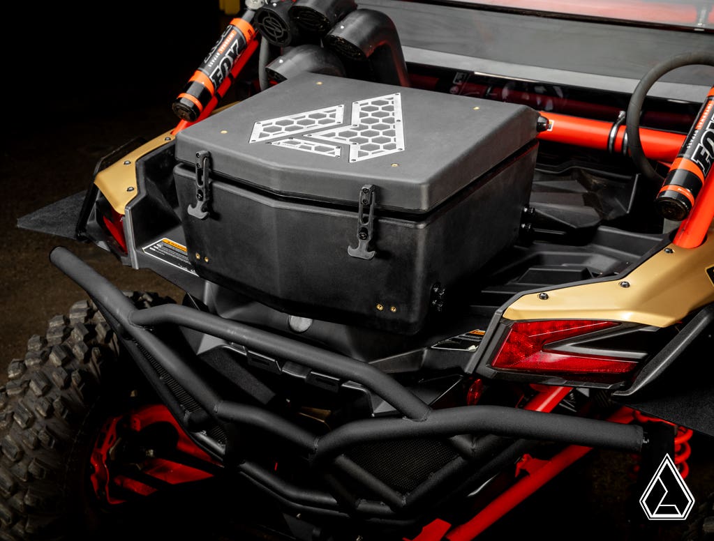 Photo of SuperATV Assault Industries Cooler/Cargo Box for Can-Am Maverick X3 by SuperATV - Premium Storage for UTVs / Side by Sides