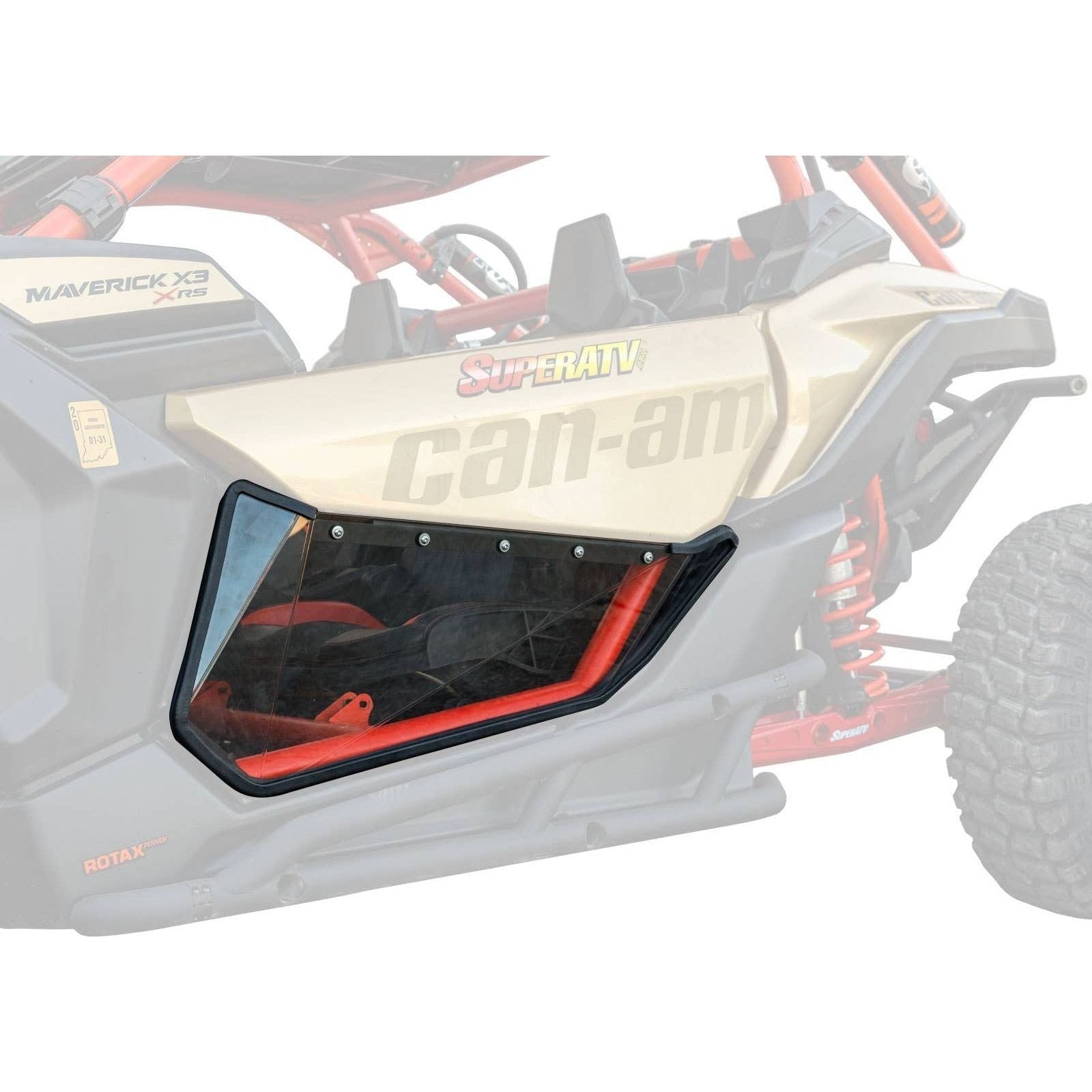 Photo of Can Am X3 Clear Lower Doors by SuperATV - Premium Doors for UTVs / Side by Sides