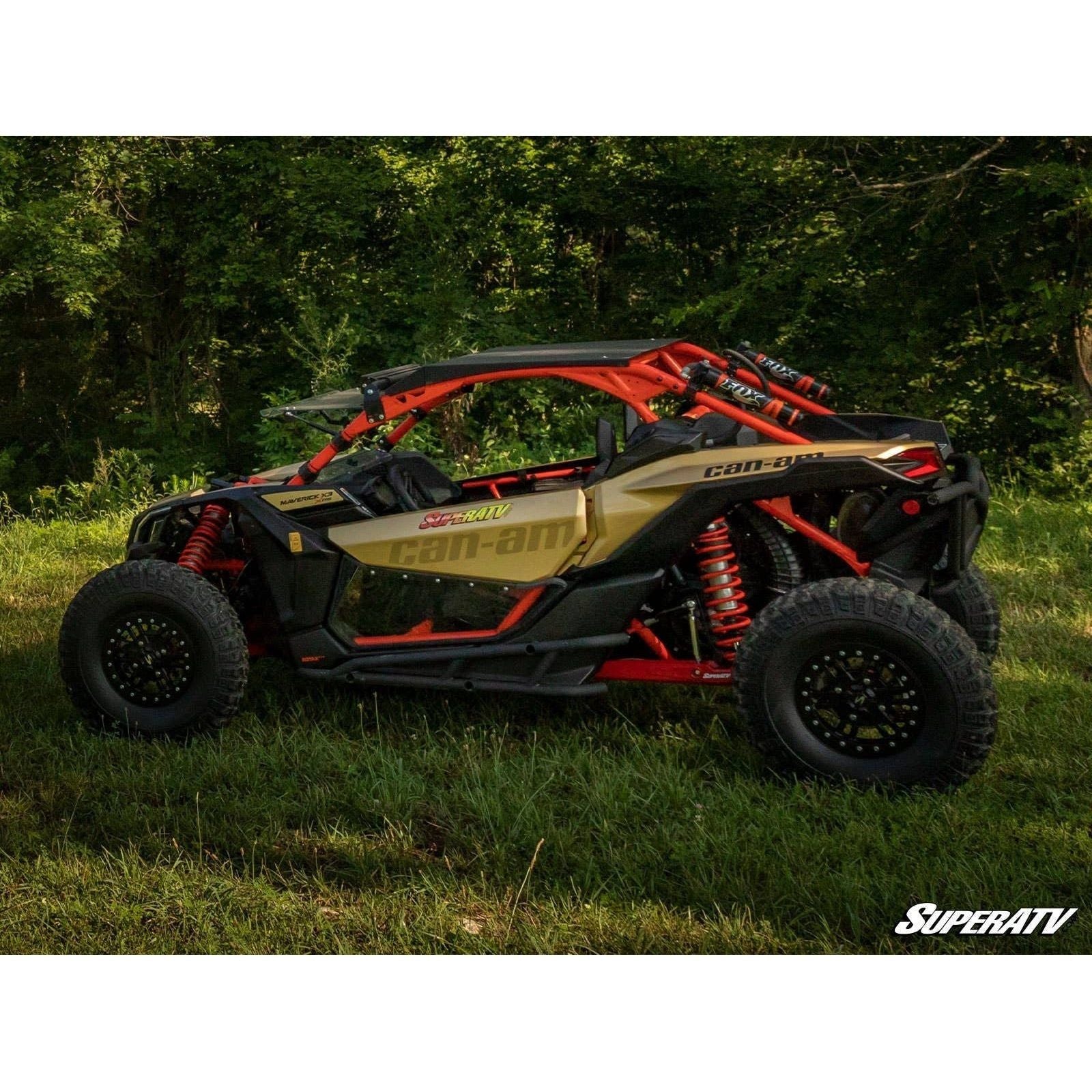 Photo of Can Am X3 Clear Lower Doors by SuperATV - Premium Doors for UTVs / Side by Sides