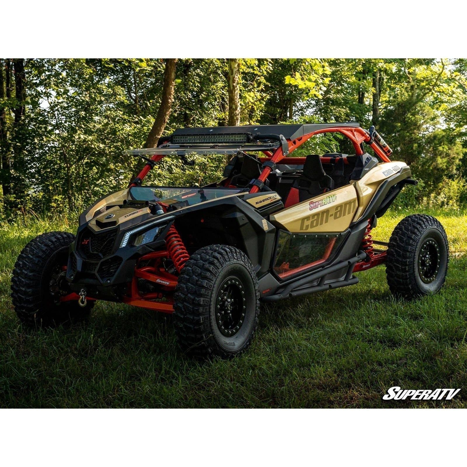Photo of Can Am X3 Clear Lower Doors by SuperATV - Premium Doors for UTVs / Side by Sides