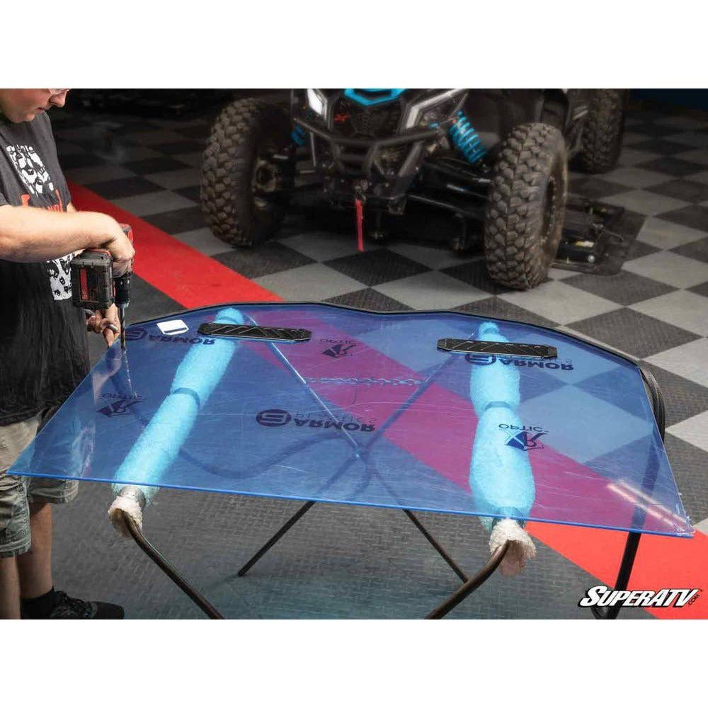 Photo of Can Am X3 Custom Cage Windshield Kit by SuperATV - Premium Windshields for UTVs / Side by Sides
