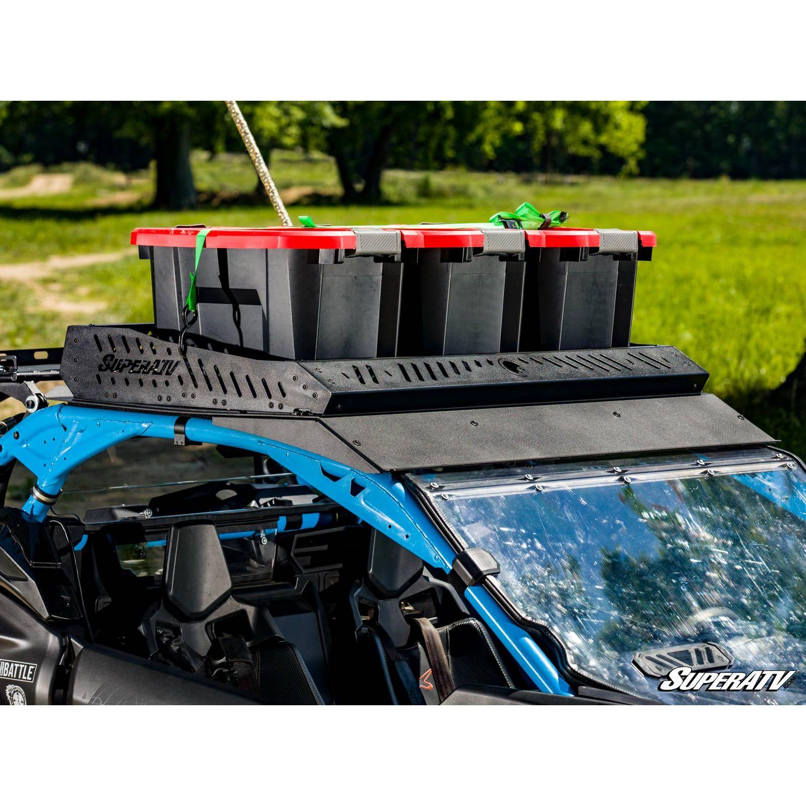Photo of Can Am X3 Outfitter Sport Roof Rack by SuperATV - Premium Storage for UTVs / Side by Sides