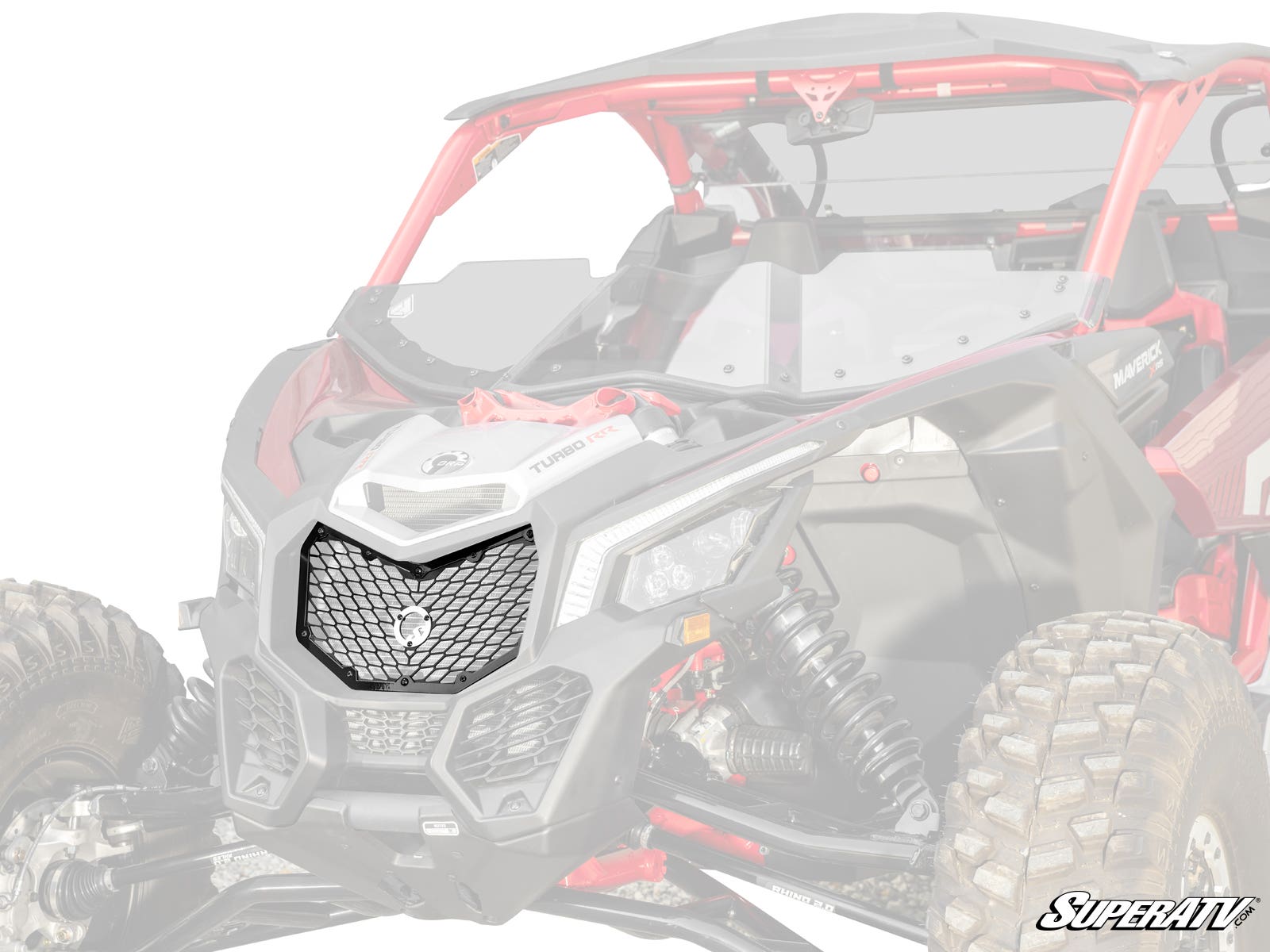 Photo of SuperATV Can-Am Maverick X3 Aluminum Grille Insert by SuperATV - Premium Grilles for UTVs / Side by Sides