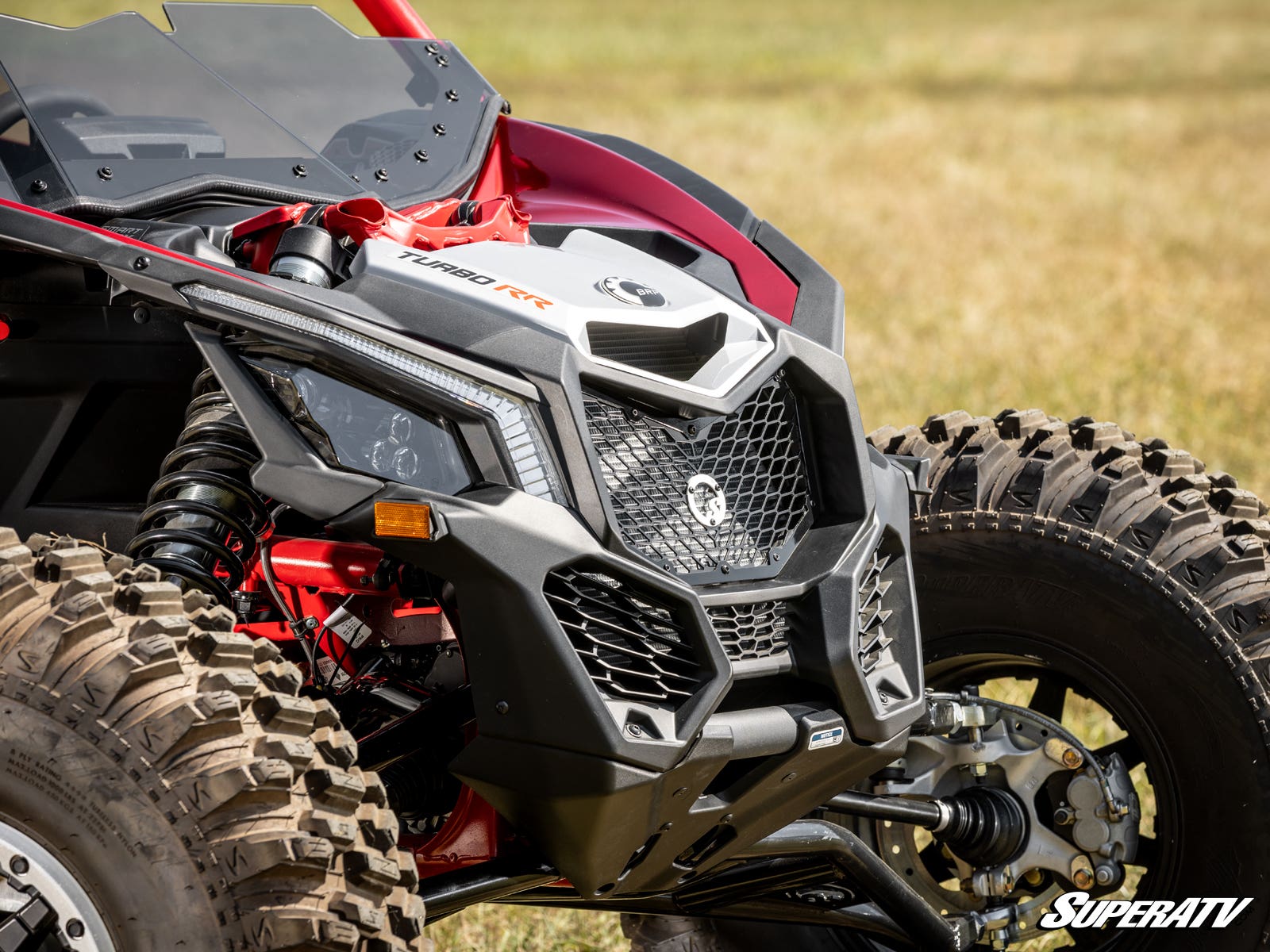Photo of SuperATV Can-Am Maverick X3 Aluminum Grille Insert by SuperATV - Premium Grilles for UTVs / Side by Sides