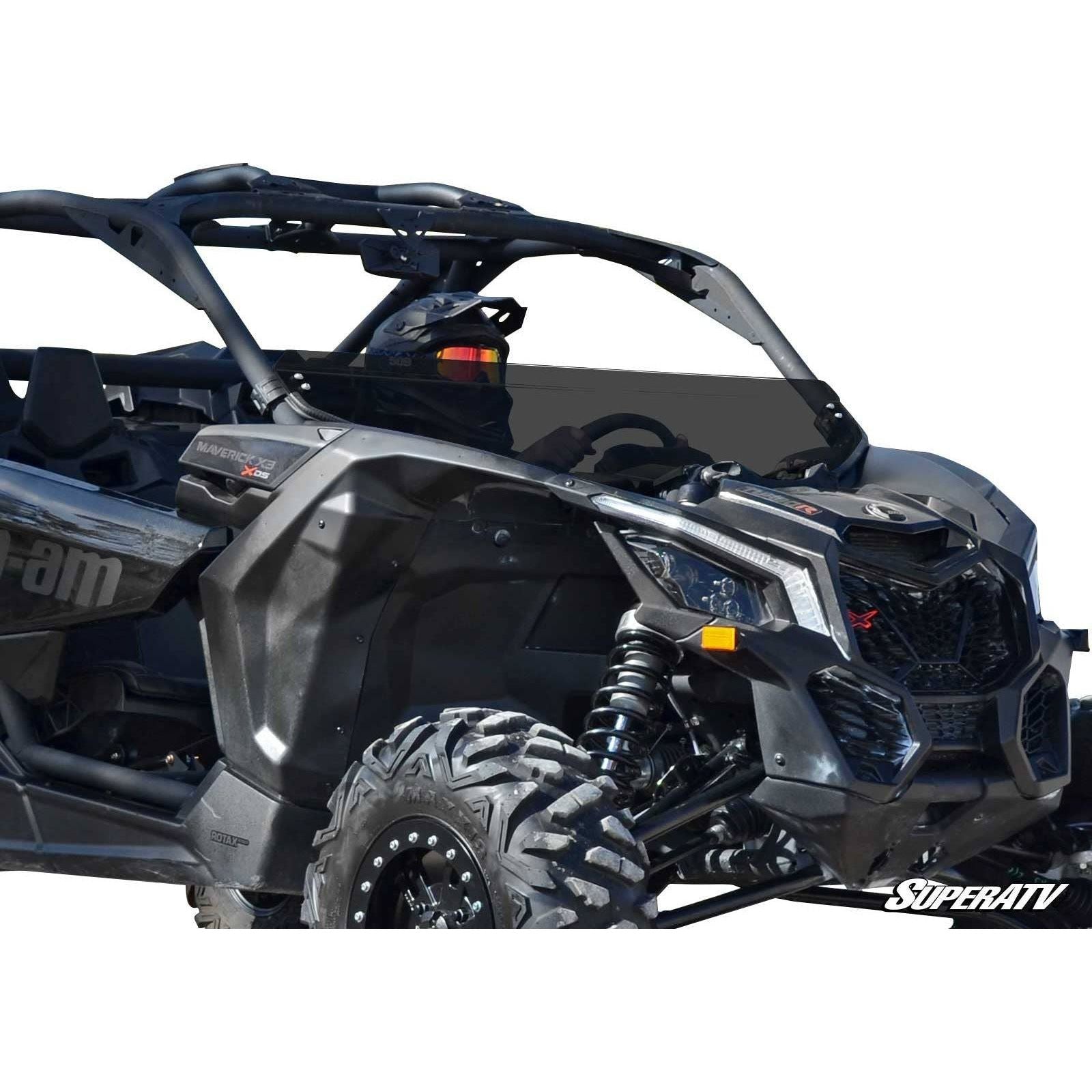 Photo of Can Am X3 Half Windshield by SuperATV - Premium Windshields for UTVs / Side by Sides