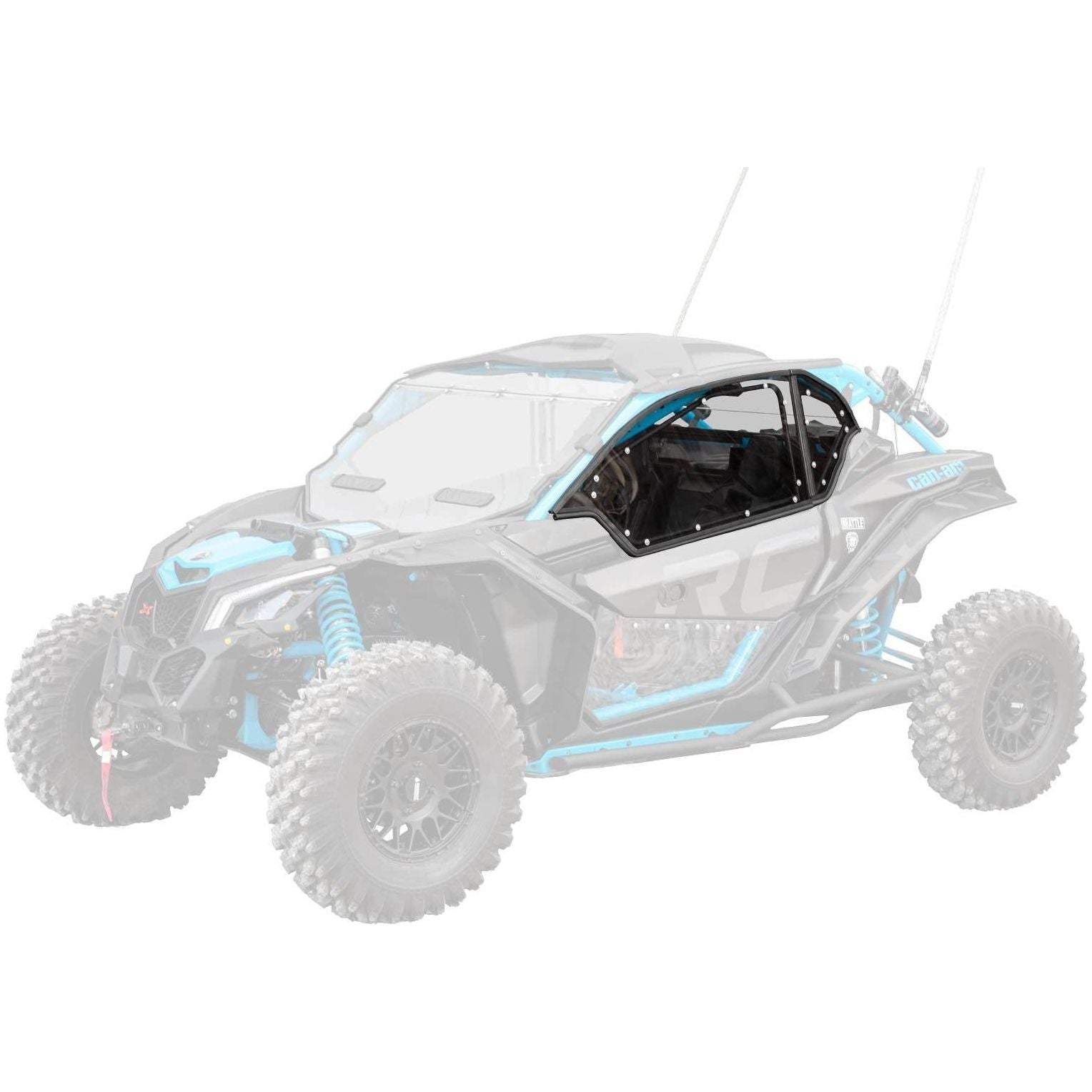 Photo of Can Am X3 Hard Cab Enclosure Upper Doors by SuperATV - Premium Doors for UTVs / Side by Sides
