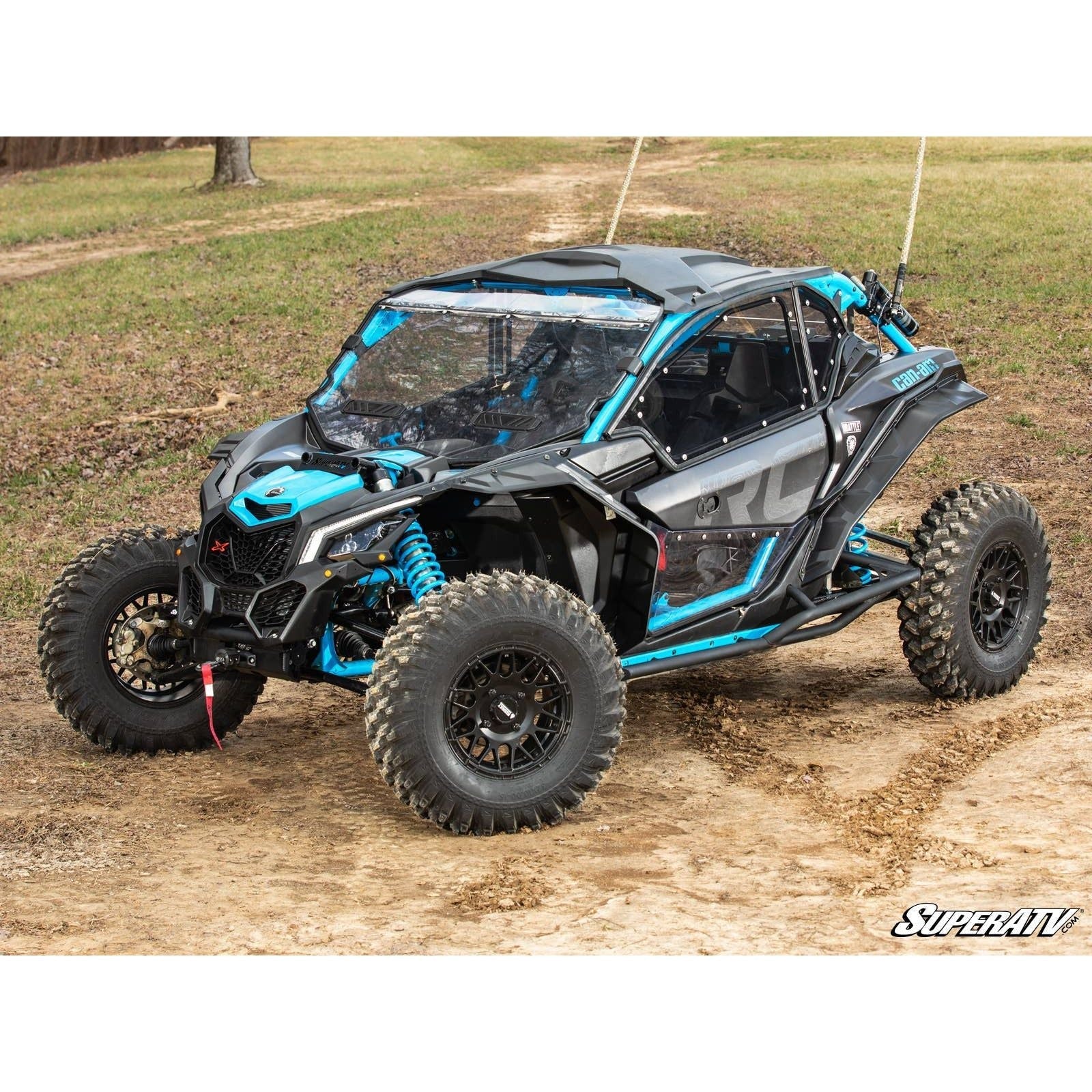 Photo of Can Am X3 Hard Cab Enclosure Upper Doors by SuperATV - Premium Doors for UTVs / Side by Sides