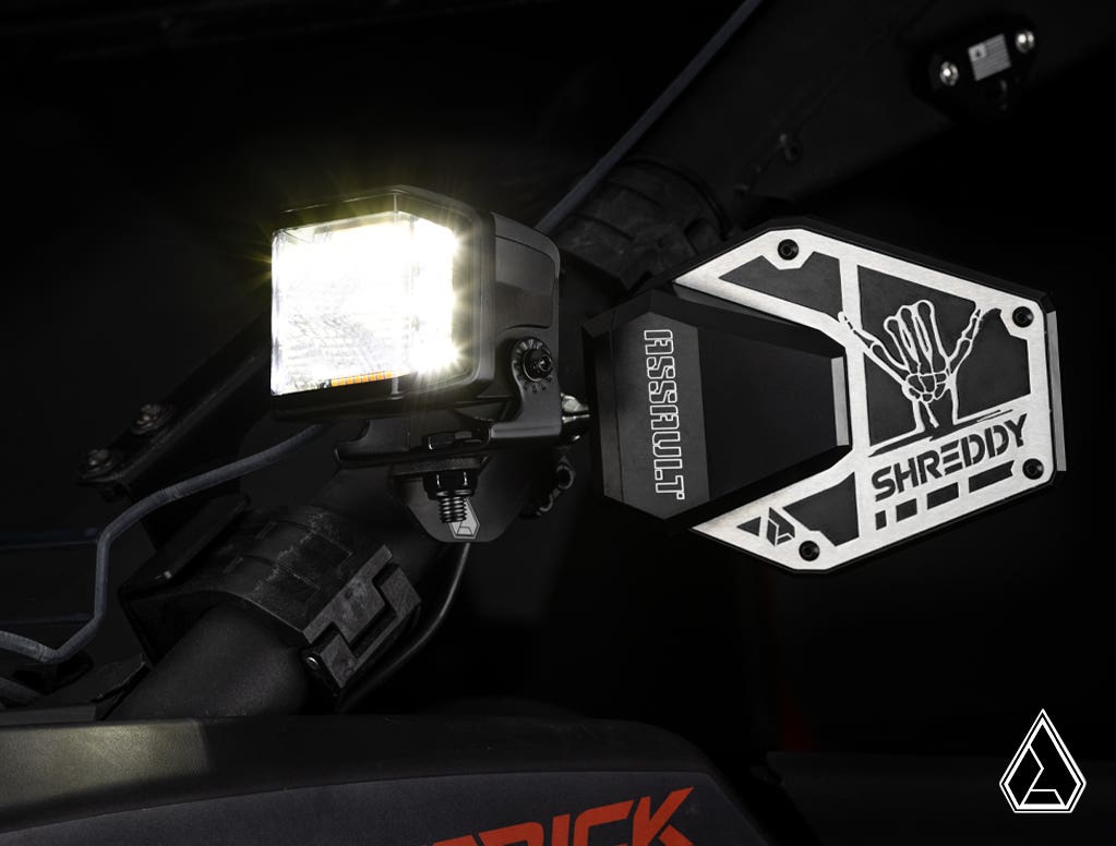 Photo of SuperATV Assault Industries Side Mirror Light Bracket Kit by SuperATV - Premium for UTVs / Side by Sides