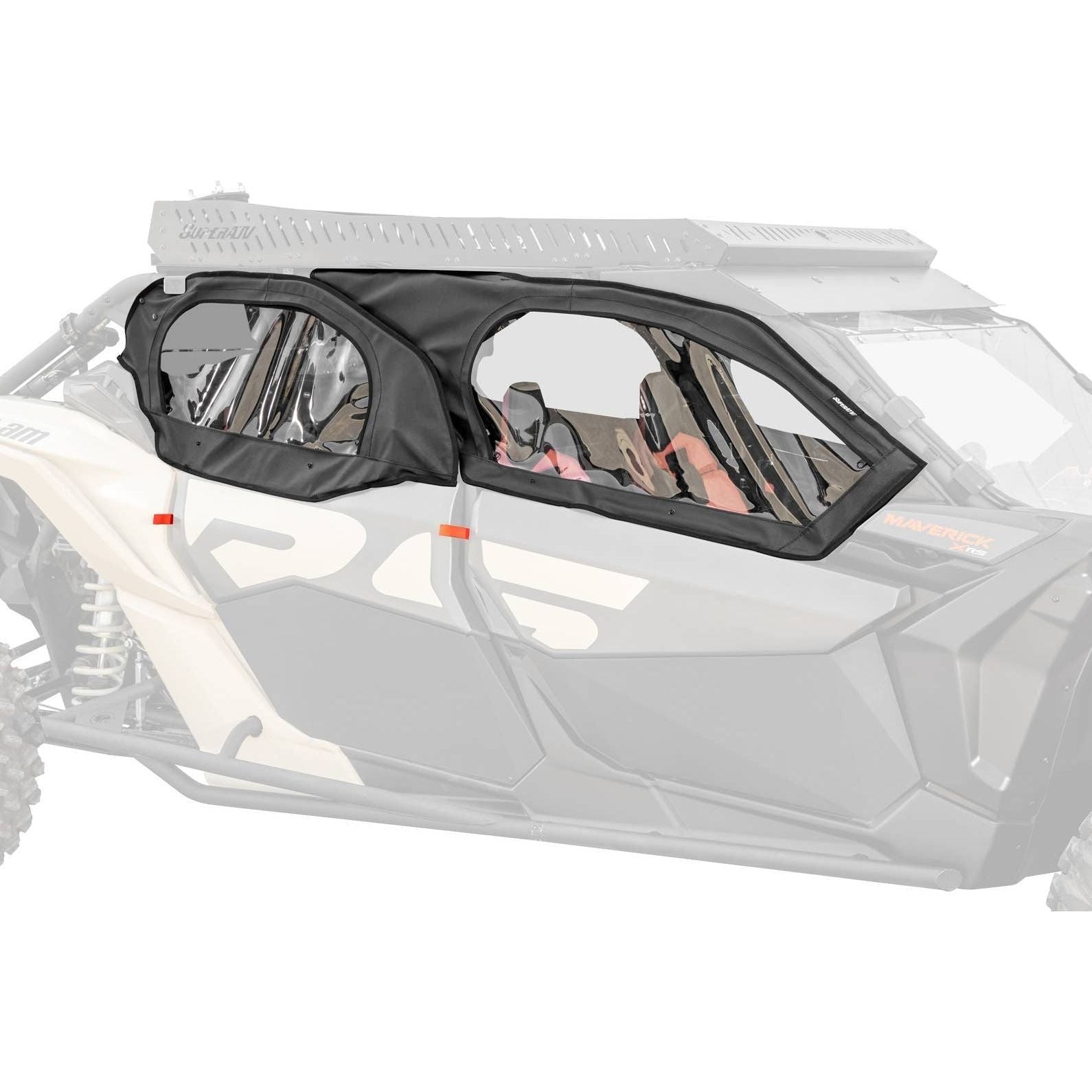Photo of Can Am X3 MAX Primal Soft Cab Enclosure Upper Doors by SuperATV - Premium Doors for UTVs / Side by Sides