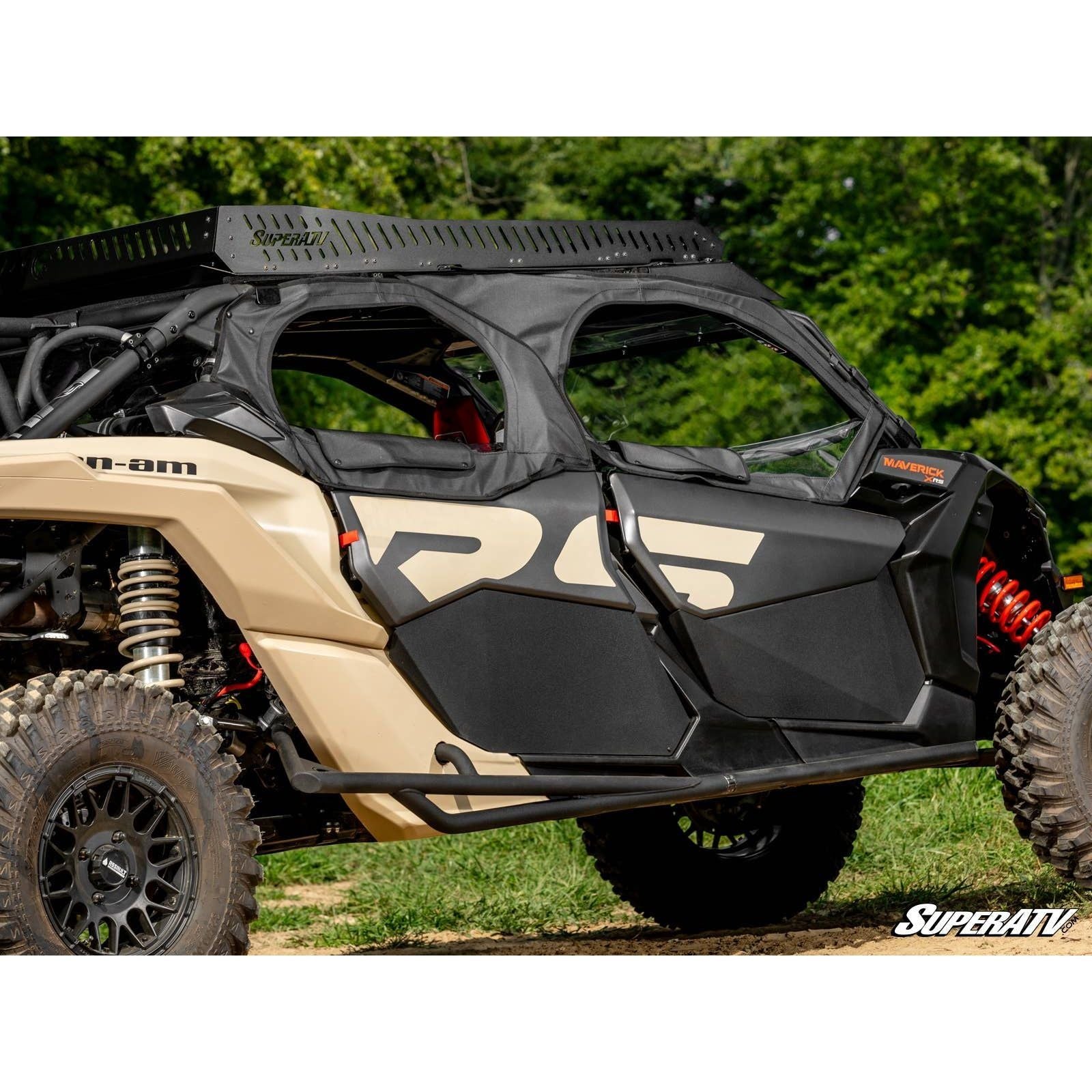 Photo of Can Am X3 MAX Primal Soft Cab Enclosure Upper Doors by SuperATV - Premium Doors for UTVs / Side by Sides