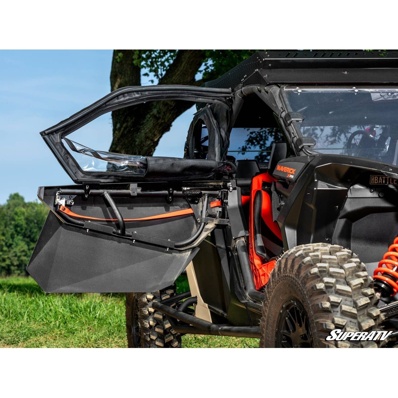 Photo of Can Am X3 MAX Primal Soft Cab Enclosure Upper Doors by SuperATV - Premium Doors for UTVs / Side by Sides