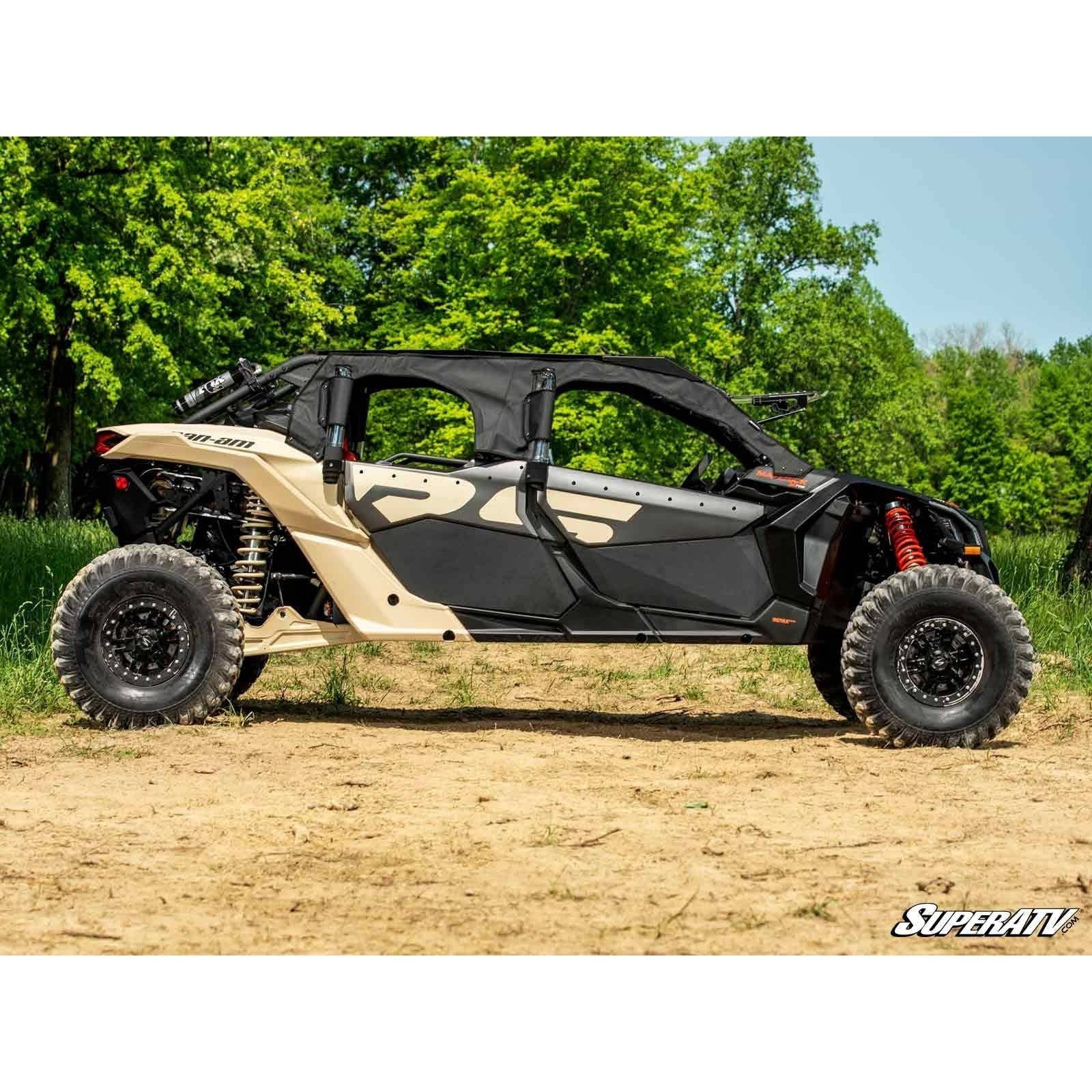 Photo of Can Am X3 MAX Primal Soft Cab Enclosure Upper Doors by SuperATV - Premium Doors for UTVs / Side by Sides