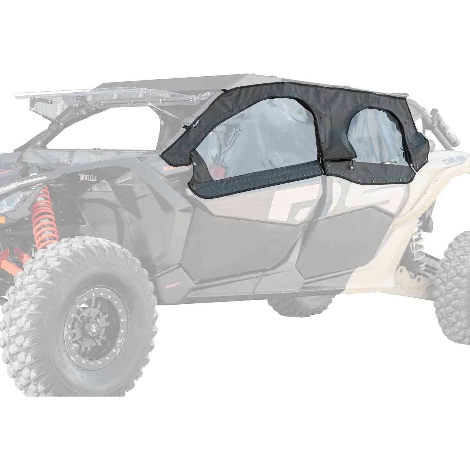 Photo of Can Am X3 MAX Primal Soft Cab Enclosure Upper Doors by SuperATV - Premium Doors for UTVs / Side by Sides