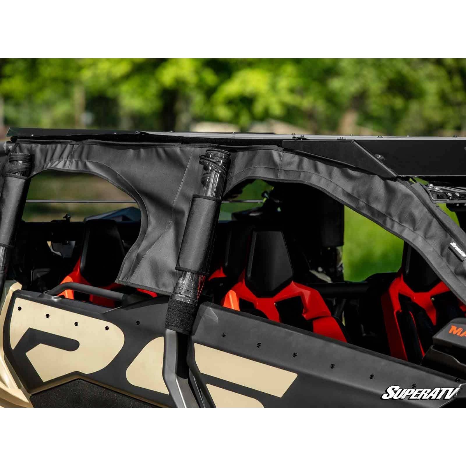 Photo of Can Am X3 MAX Primal Soft Cab Enclosure Upper Doors by SuperATV - Premium Doors for UTVs / Side by Sides