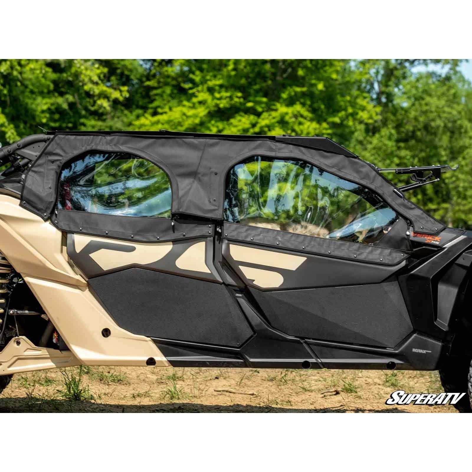 Photo of Can Am X3 MAX Primal Soft Cab Enclosure Upper Doors by SuperATV - Premium Doors for UTVs / Side by Sides