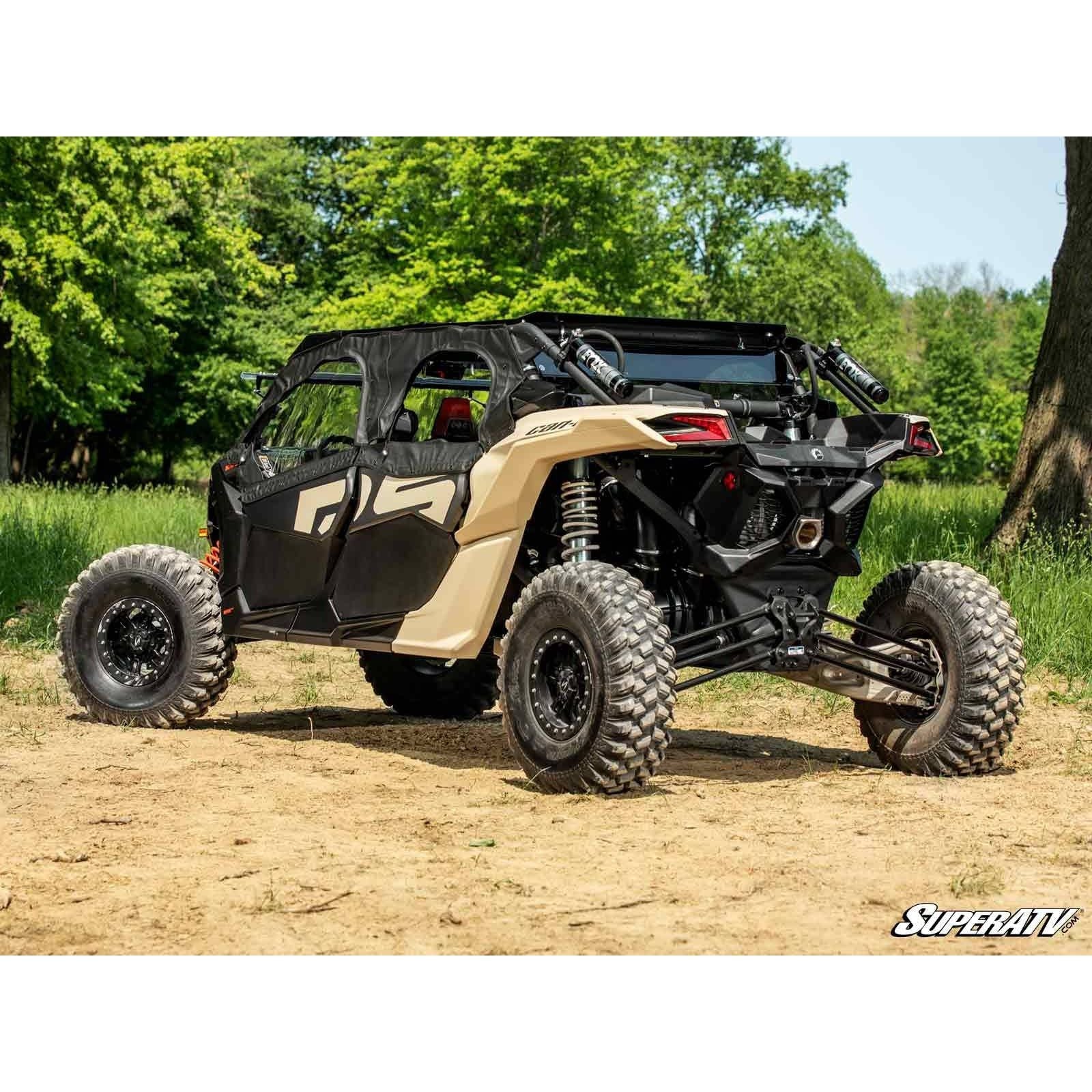 Photo of Can Am X3 MAX Primal Soft Cab Enclosure Upper Doors by SuperATV - Premium Doors for UTVs / Side by Sides