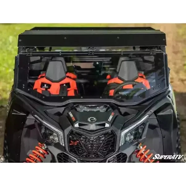 Photo of Can Am X3 MaxDrive Power Flip Windshield by SuperATV - Premium Windshields for UTVs / Side by Sides