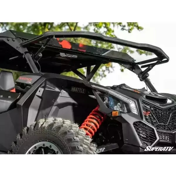 Photo of Can Am X3 MaxDrive Power Flip Windshield by SuperATV - Premium Windshields for UTVs / Side by Sides