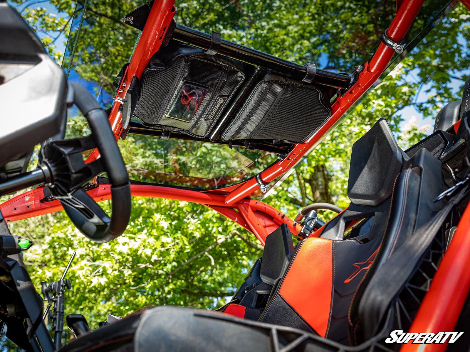 Photo of SuperATV Can-Am Maverick X3 Overhead Bag by SuperATV - Premium Storage for UTVs / Side by Sides