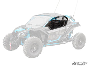 Photo of SuperATV Can-Am Maverick X3 Hard Cab Enclosure Upper Doors by SuperATV - Premium Cab Enclosures for UTVs / Side by Sides