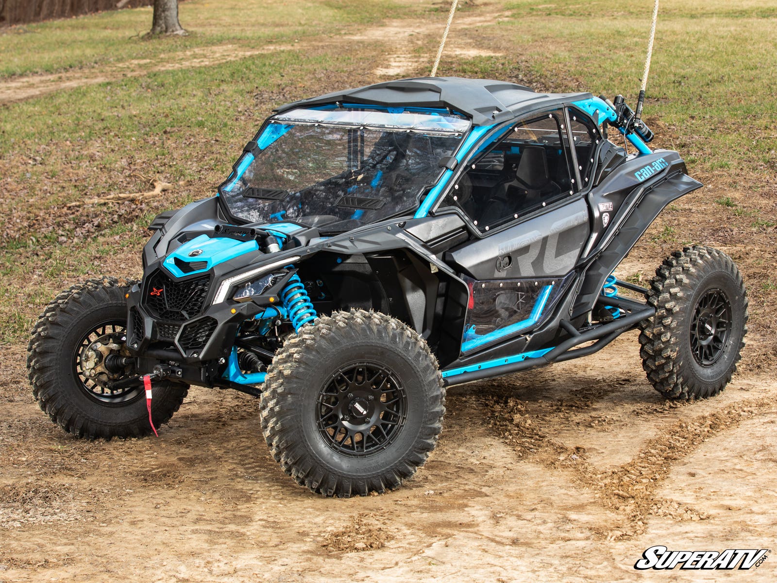 Photo of SuperATV Can-Am Maverick X3 Hard Cab Enclosure Upper Doors by SuperATV - Premium Cab Enclosures for UTVs / Side by Sides