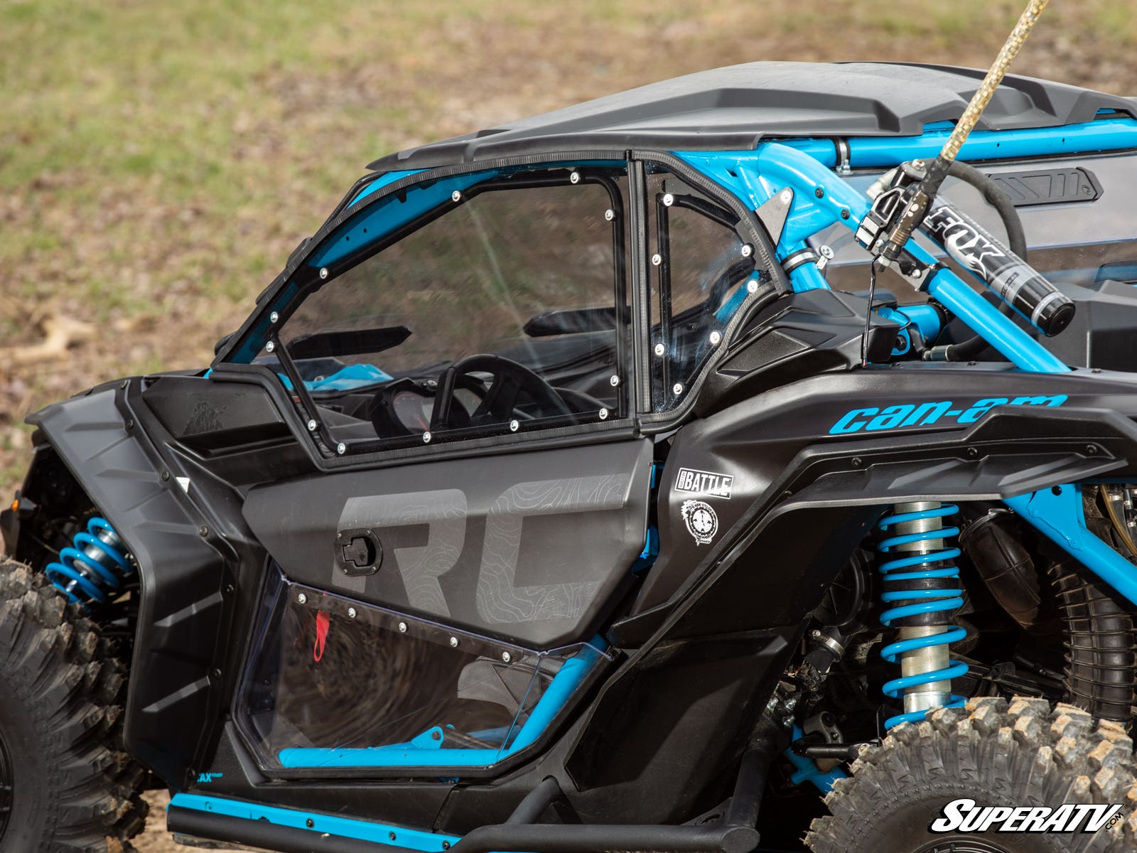 Photo of SuperATV Can-Am Maverick X3 Hard Cab Enclosure Upper Doors by SuperATV - Premium Cab Enclosures for UTVs / Side by Sides
