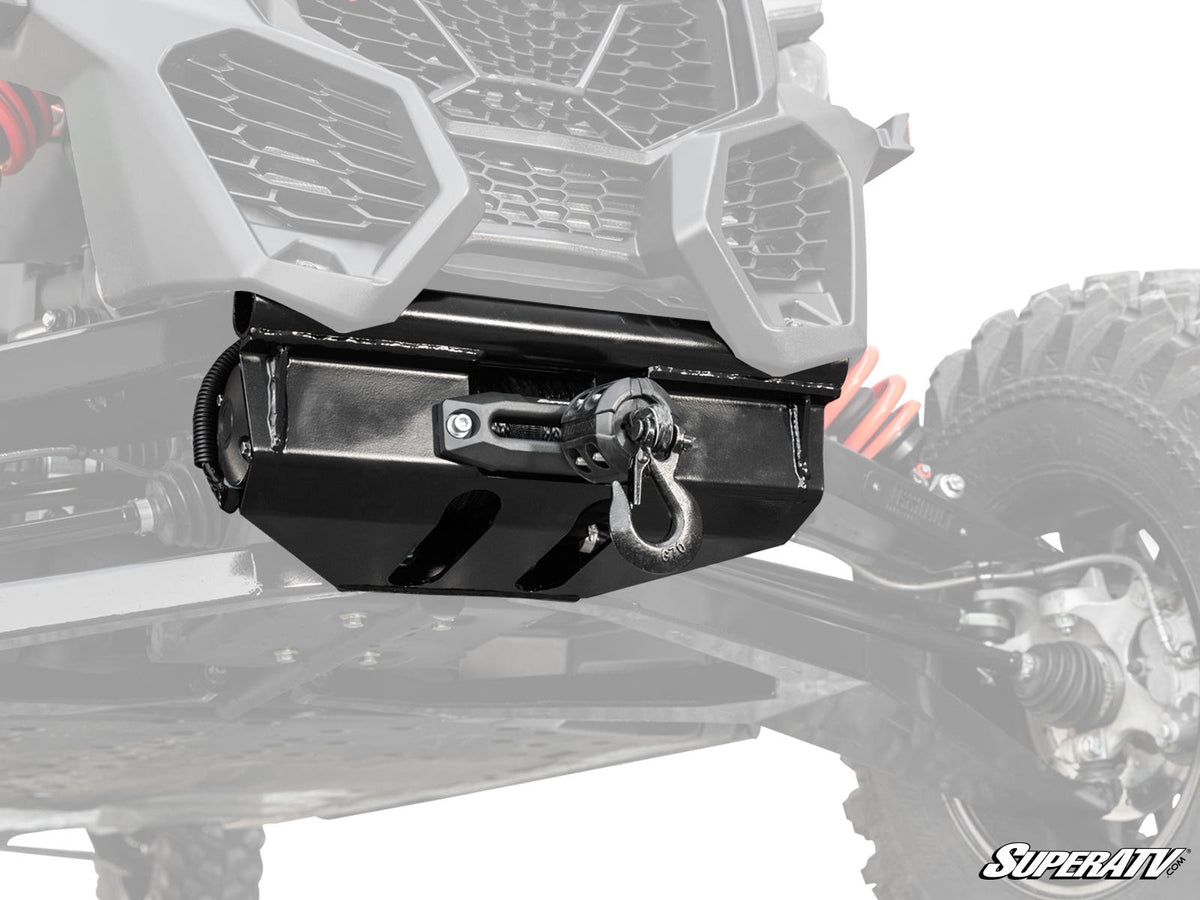 Photo of Can-Am Maverick X3 Ready-Fit Winch - Pre-Mounted + 4500/6000 LB (2017+) by SuperATV - Premium Winches & Winch Mounts for UTVs / Side by Sides